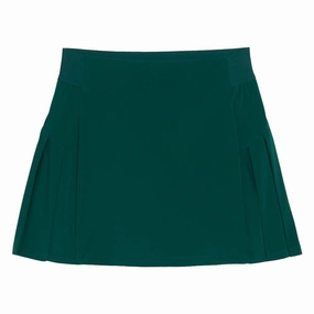PUMA Haute Golf Skirt Dark Myrtle - SS25 Women Crisscross Details Winter Layering