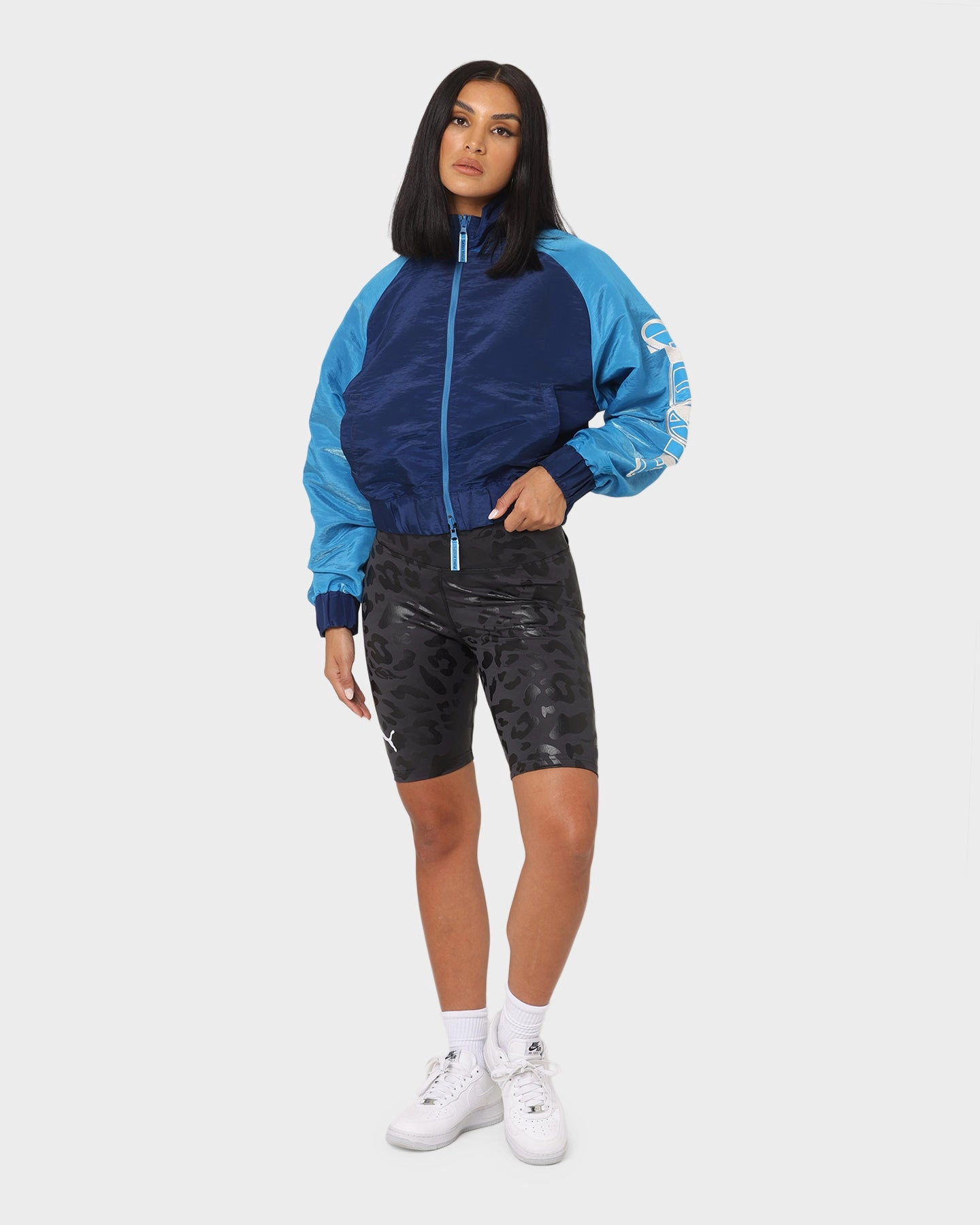 Puma Women's 'Bout A Bucket Jacket Vallarta Blue RipstopFabric