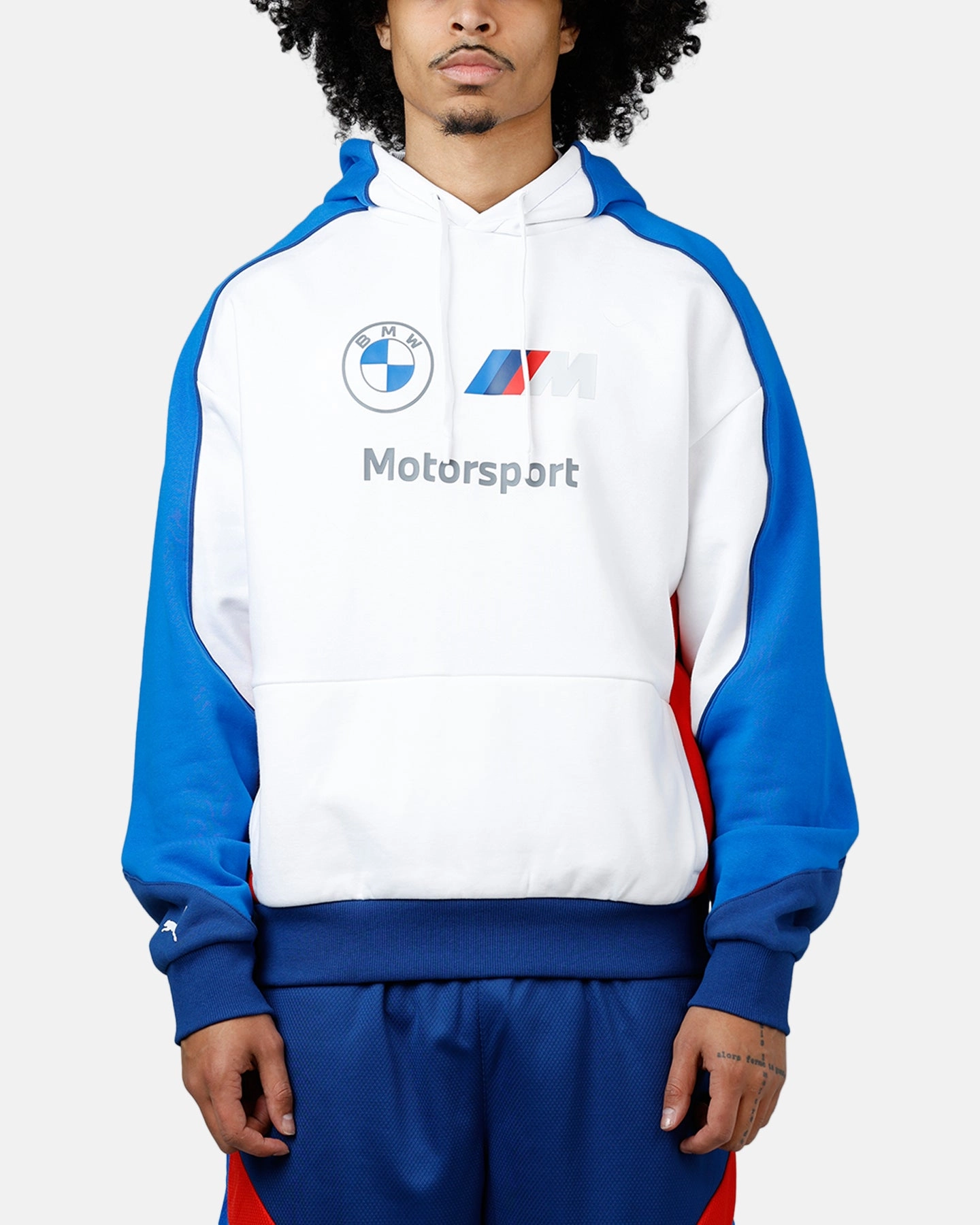 holiday Fresh Look Puma X BMW MMS Hoodie White/Blue