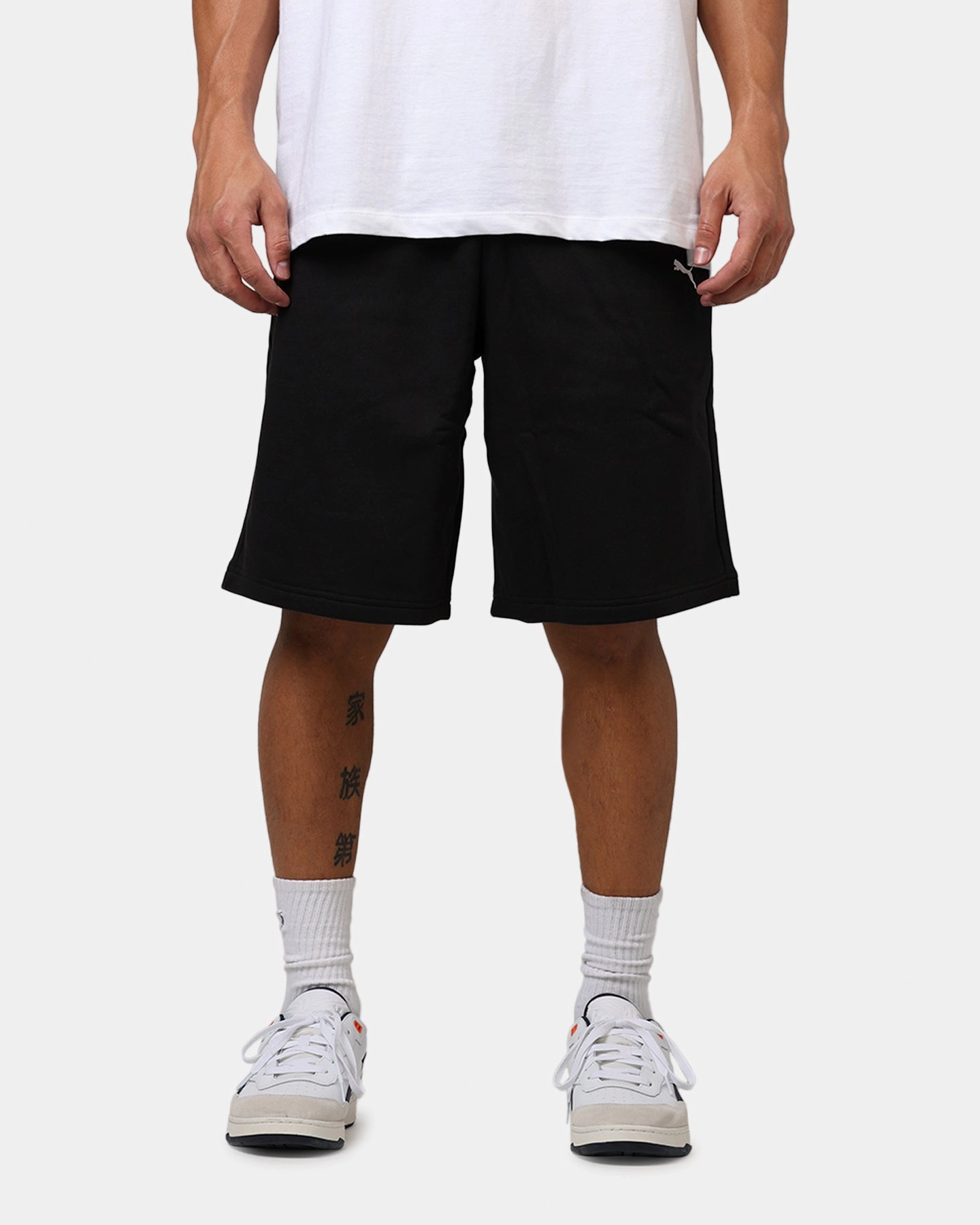 shorts set Color Variety Puma X BMW MMS New Essential Fleece Shorts Black