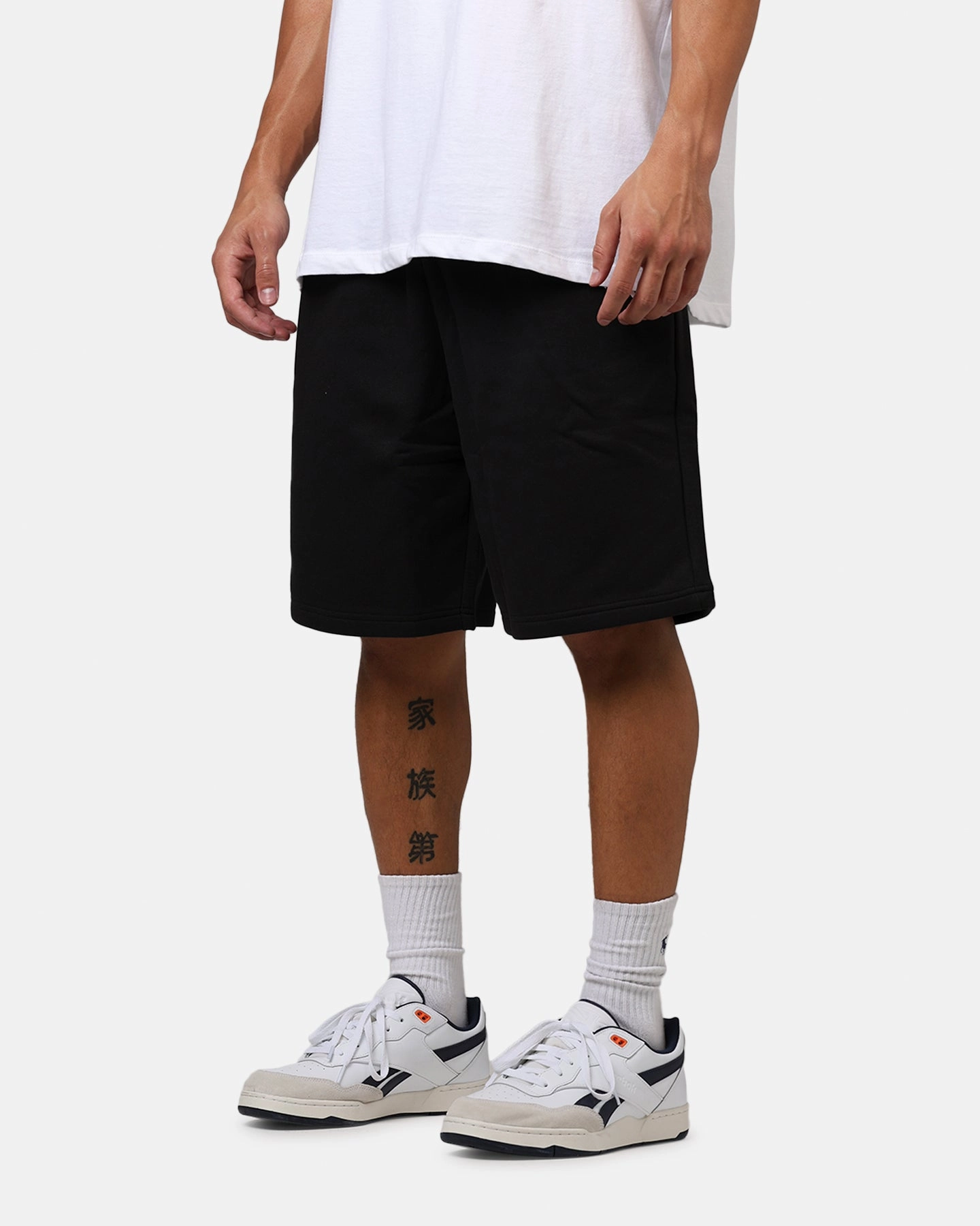 Puma X BMW MMS New Essential Fleece Shorts Black Fresh Day