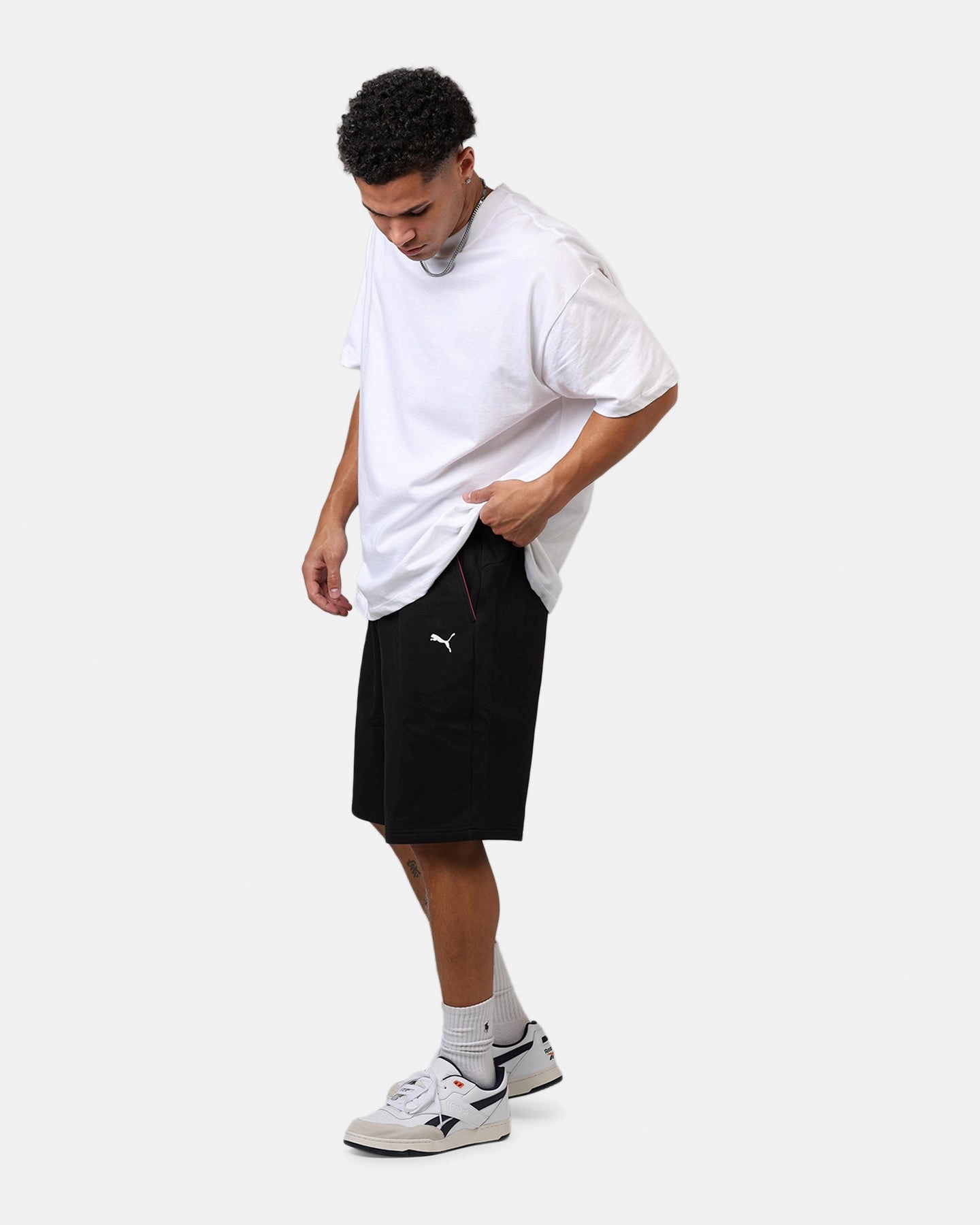 Festival wear Sandals Puma X BMW MMS New Essential Fleece Shorts Black