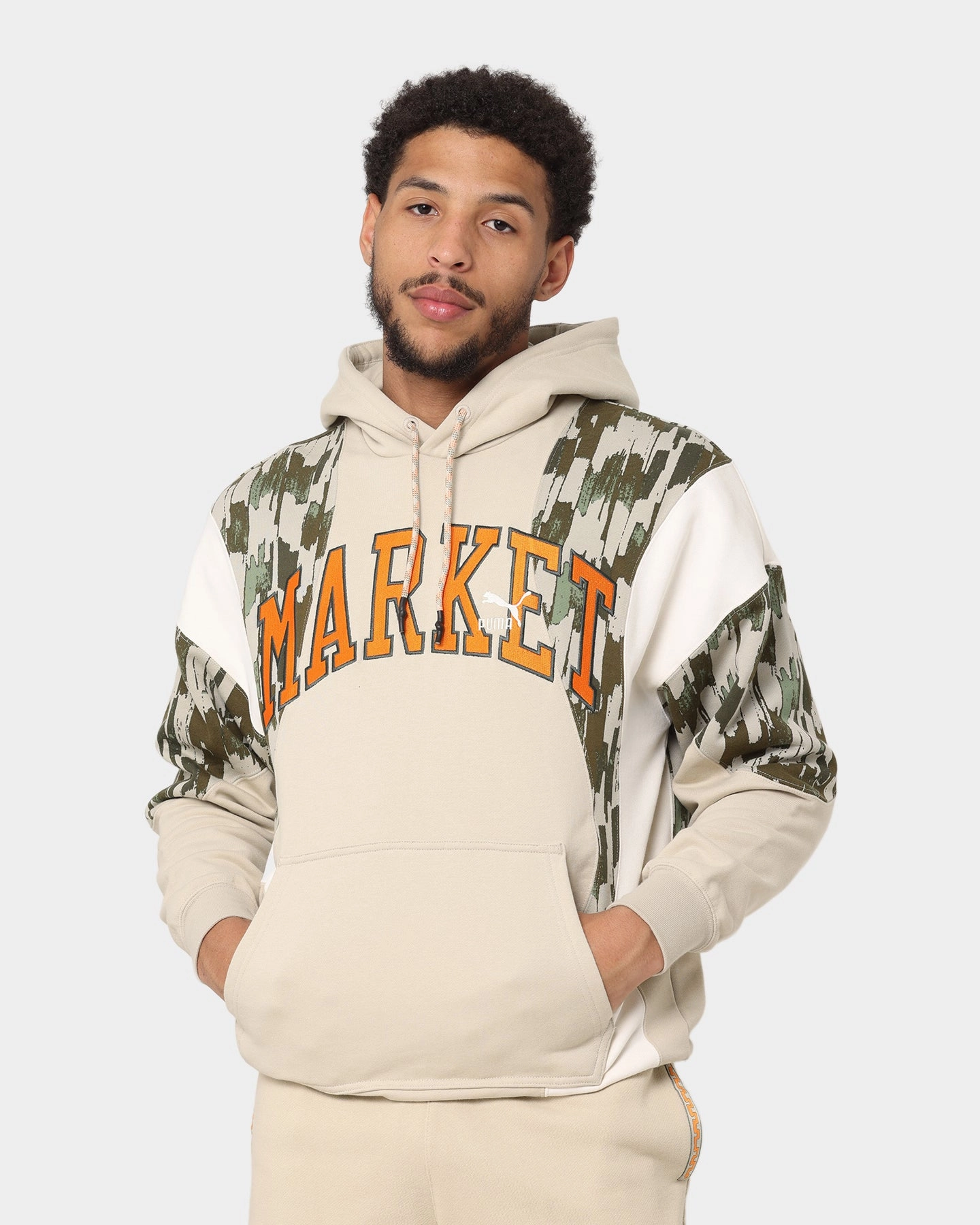 PUMA X MARKET Trek Ready Hoodie Puma Putty Gender - neutral Discuss