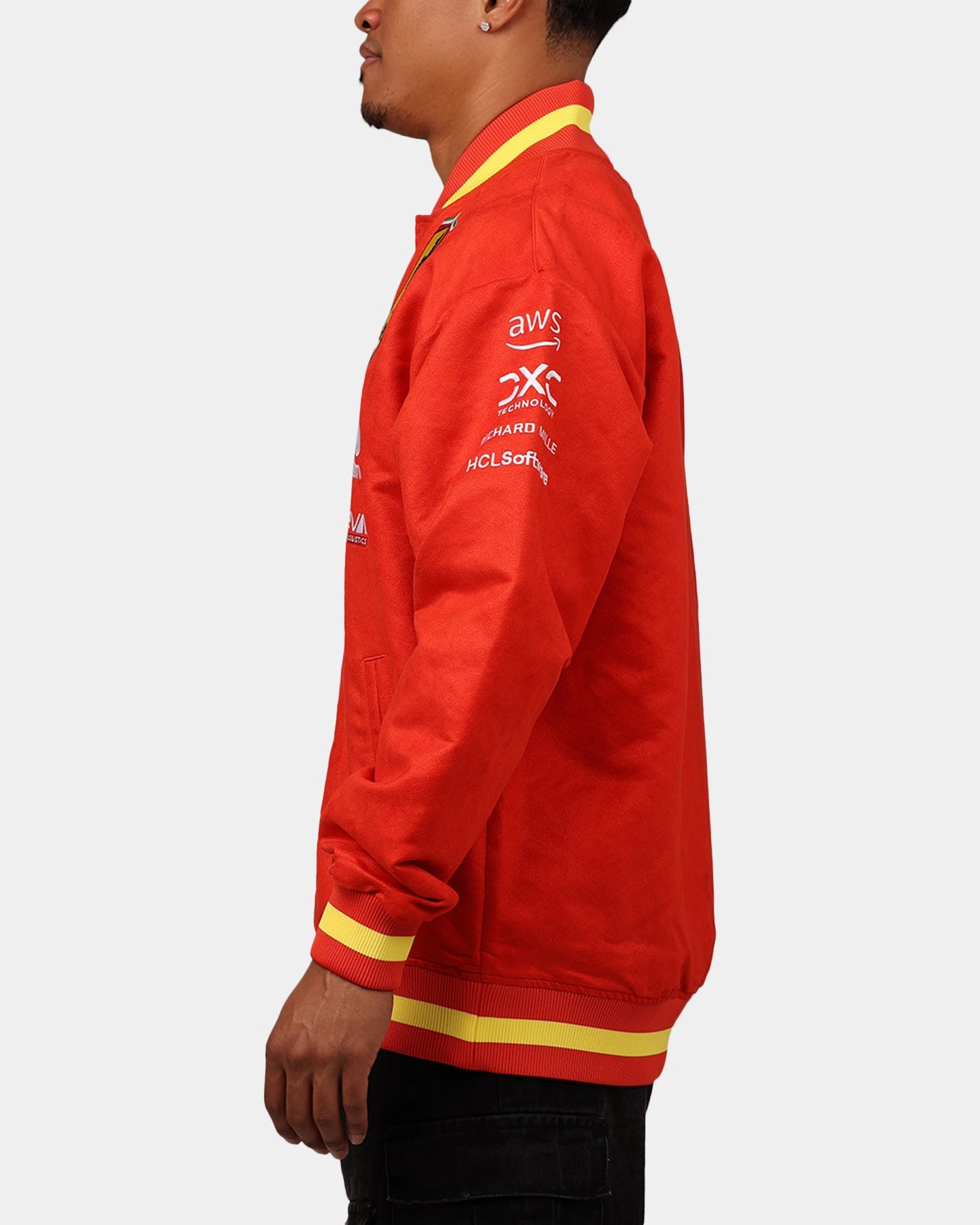 Daily Utility Puma X Scuderia Ferrari Full Zip Varsity Jacket Red
