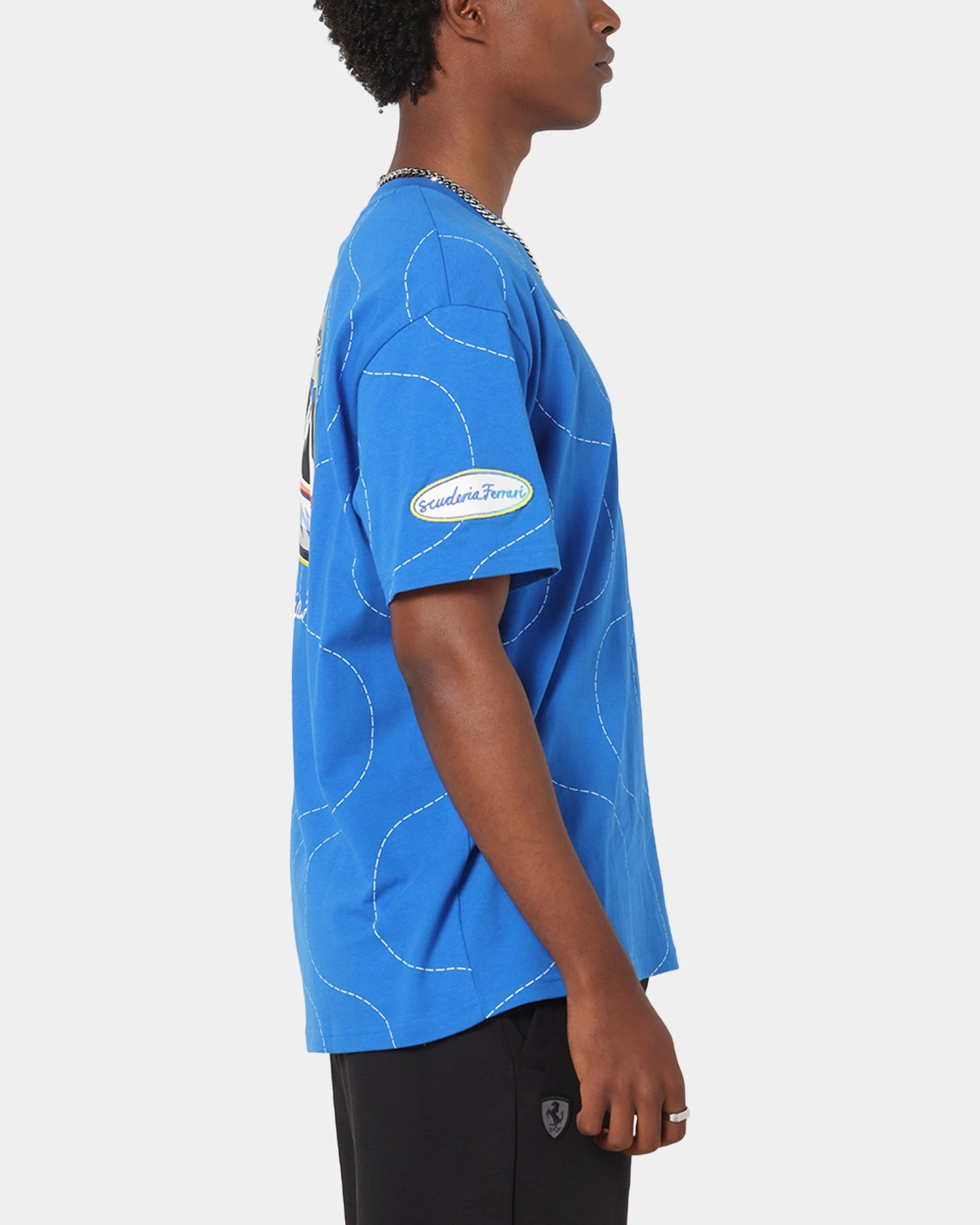 Daily Outfit Style Puma X Scuderia Ferrari Monza T-Shirt Steer Blue