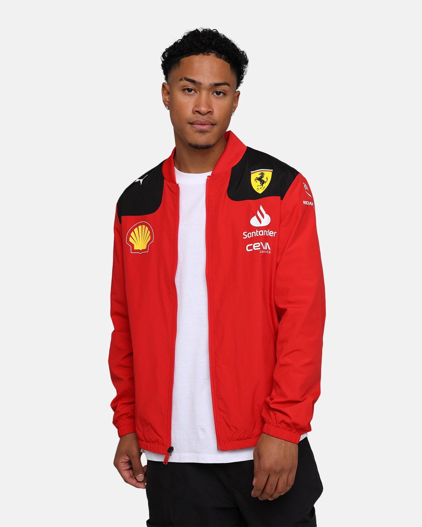 Puma X Scuderia Ferrari Team Jacket Rosso Corsa Compact Packability