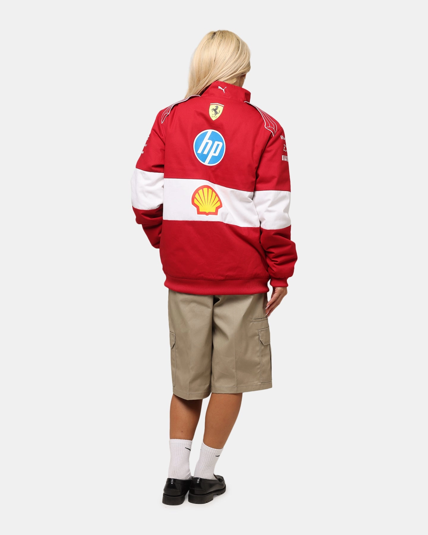 Puma X Scuderia Ferrari Team Vintage Racing Jacket Cherry Loungewear Flexible Movement