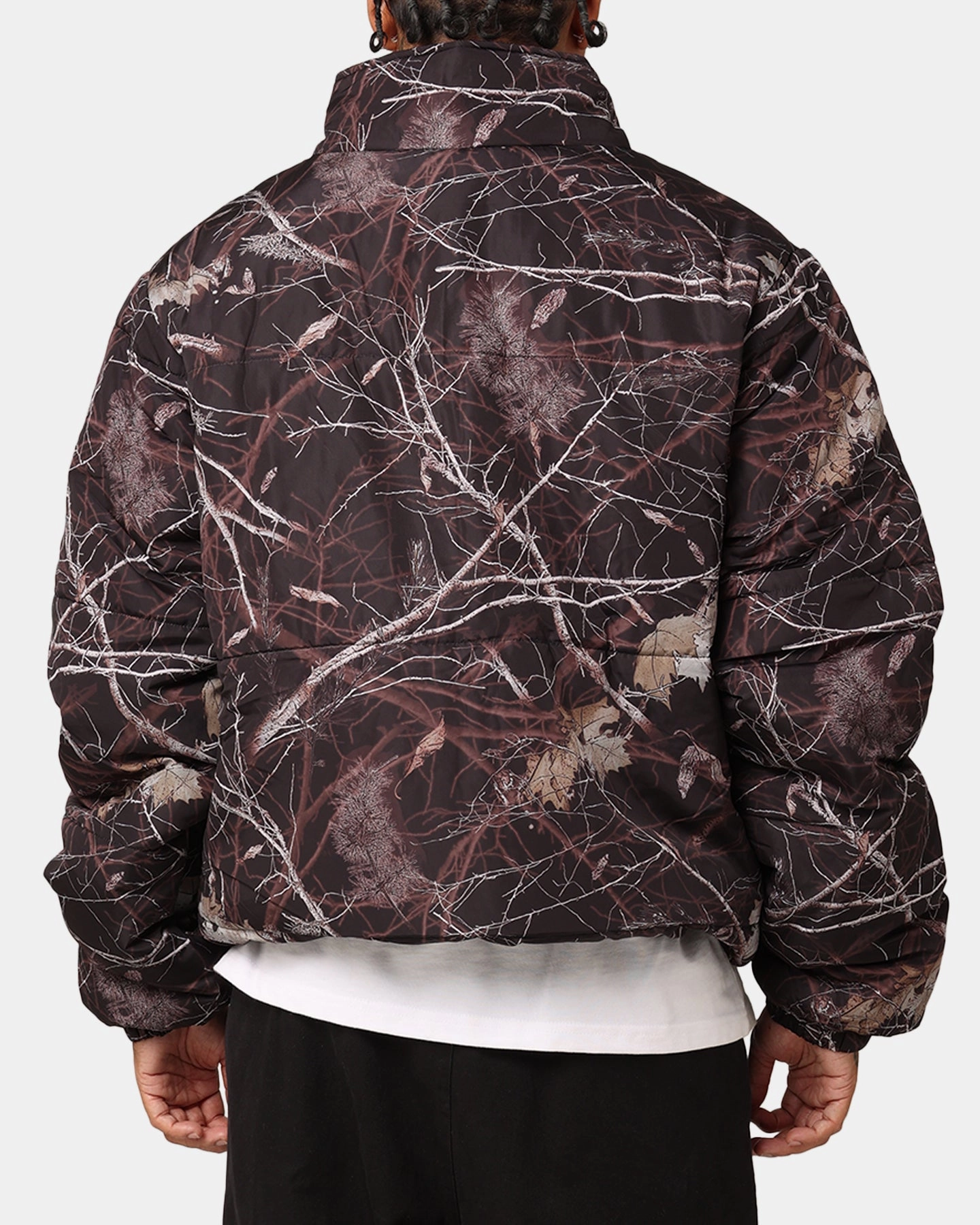 X-Large Wave Dye Puffer Jacket Dark Camo Mittens Mix - and - Match