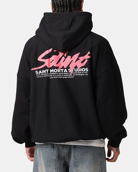 Saint Morta Artistry Hoodie Black Future Waterproof Outerwear