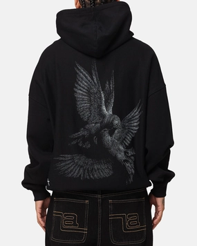 Saint Morta Doves Premium Hoodie Black Variable Baffle Sizing
