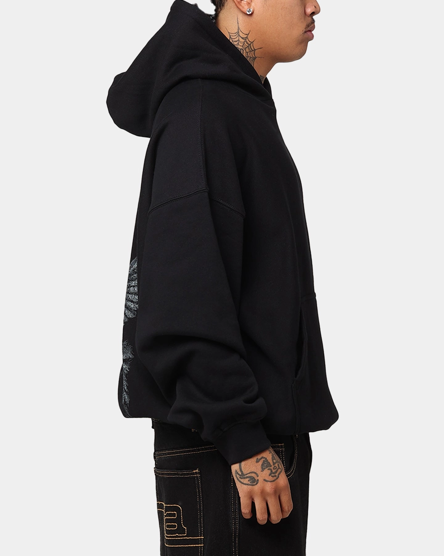 Saint Morta Doves Premium Hoodie Black Snag Free Surface