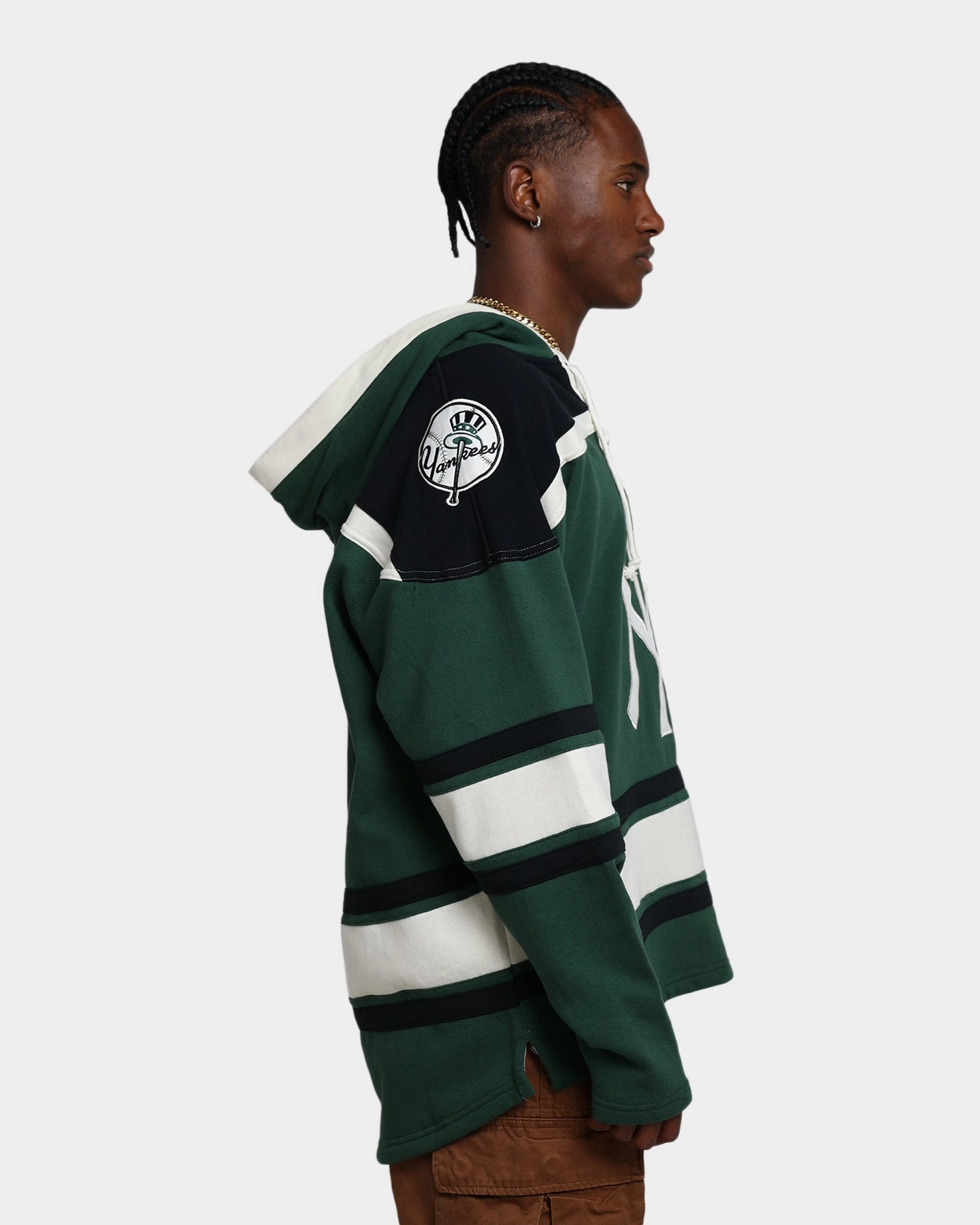 47 Brand New York Yankees Superior Lacer Hoodie Dark Green Appreciate professionals