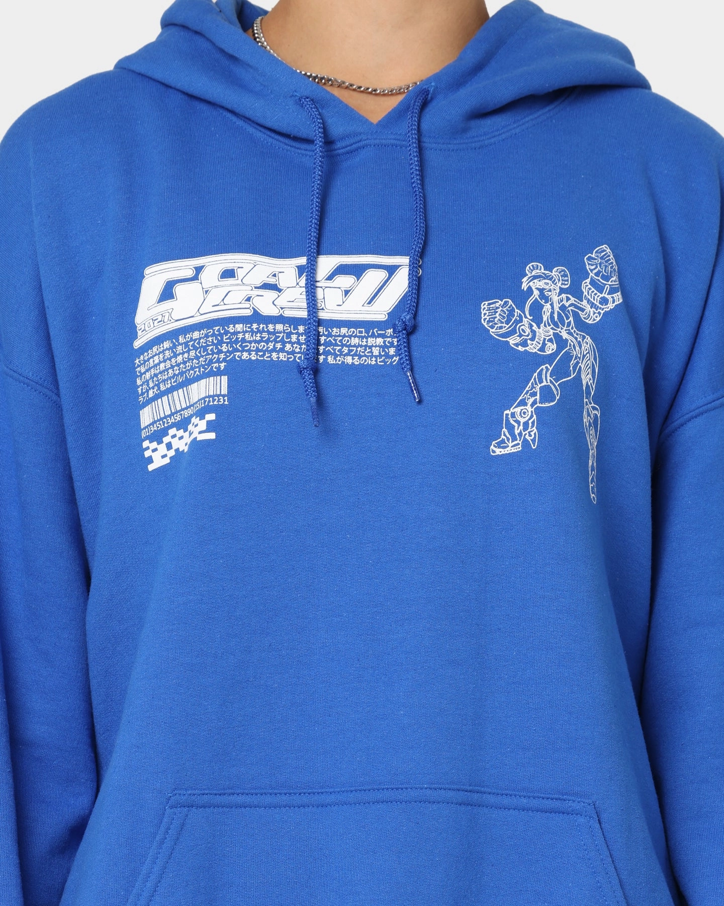 Goat Crew Kyoto Hoodie Blue Street Function Layer Look