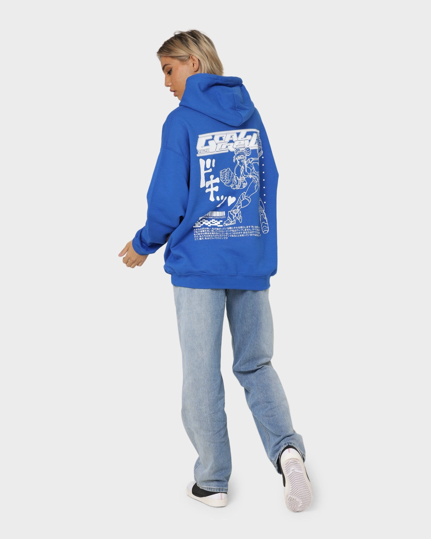 Goat Crew Kyoto Hoodie Blue beachgoer Outdoor Adventure