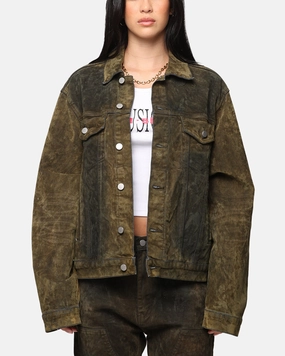 MNML SL3 Suede Jacket Olive/Black Equity