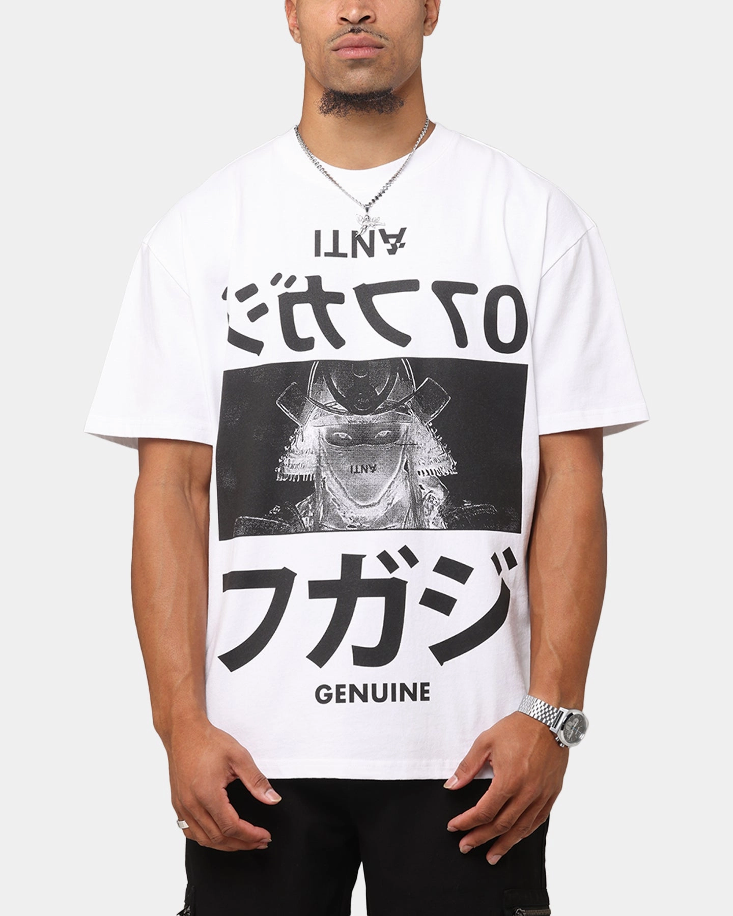 The Anti Order Genuine Fake Boxy T-Shirt White Easy Comfort