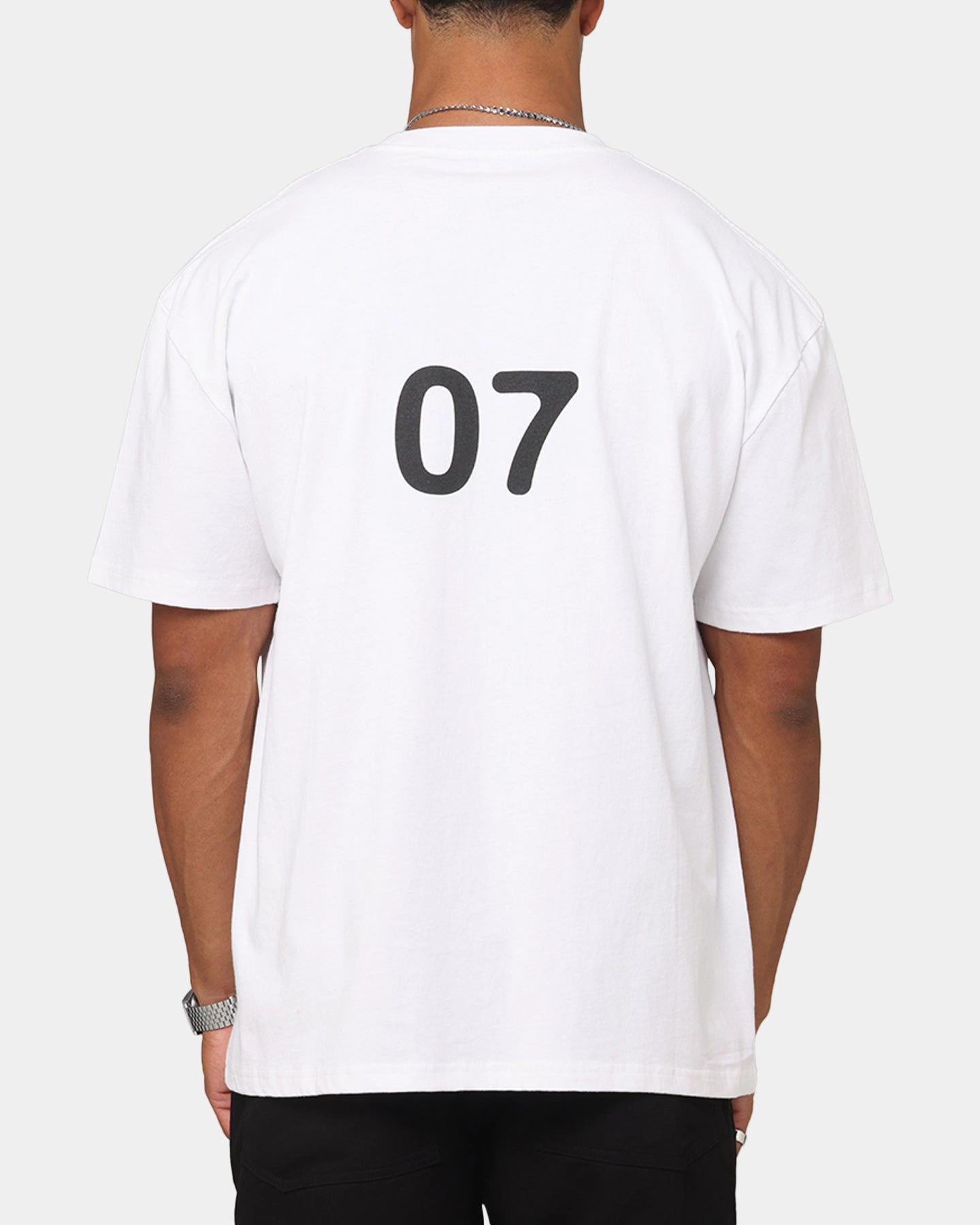 The Anti Order Genuine Fake Boxy T-Shirt White Hygroscopic Fiber