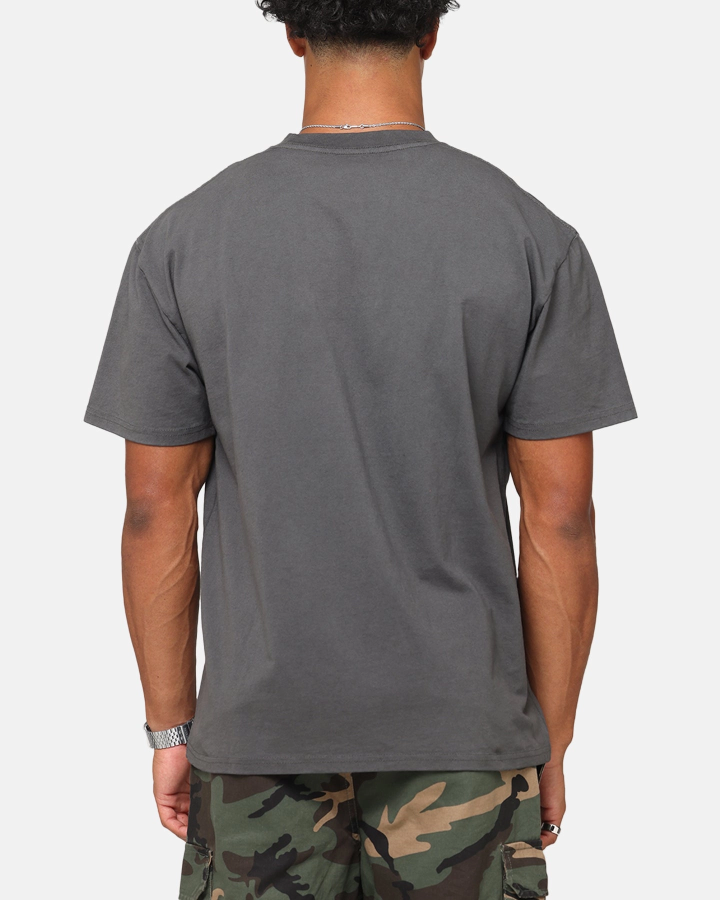 Active Comfort Style Heather Texture Finish UFC By Culture Kings Dricus du Plessis Big Head Heavy T-Shirt Black Wash