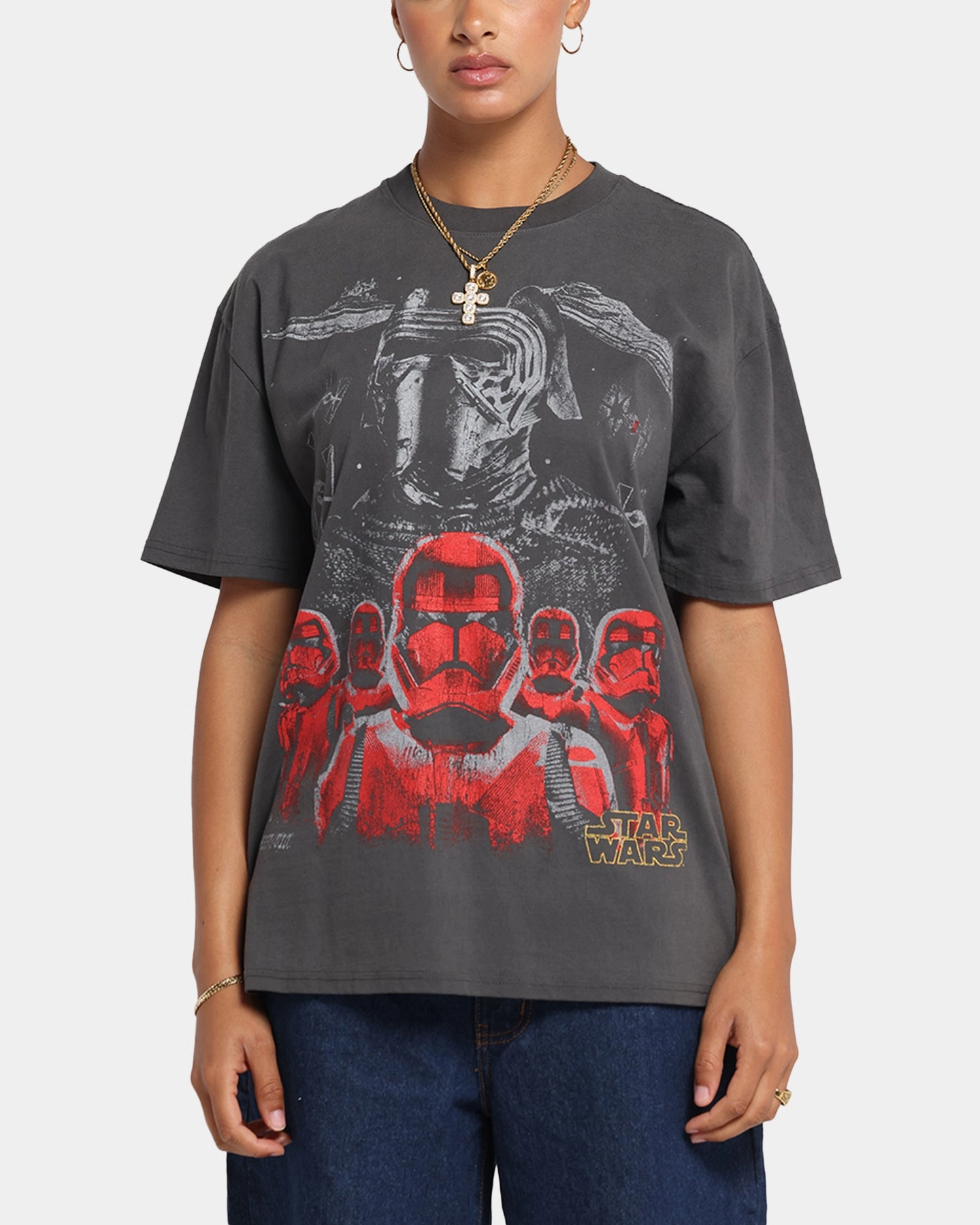 73 Studio Star Wars Order 66 Vintage T-Shirt Black Wash Comfortable apparel Weekend Wardrobe
