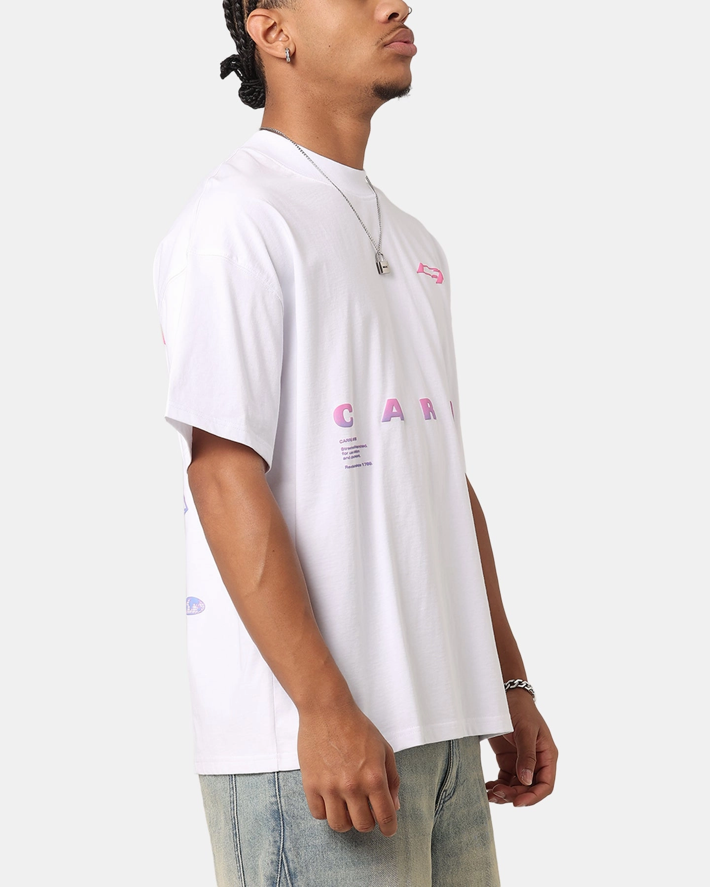Carre Enhanced Grad T-Shirt White Elegant