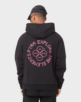 All-Purpose Jacket PYRA 4 Elements Hoodie Black/Multi-Coloured
