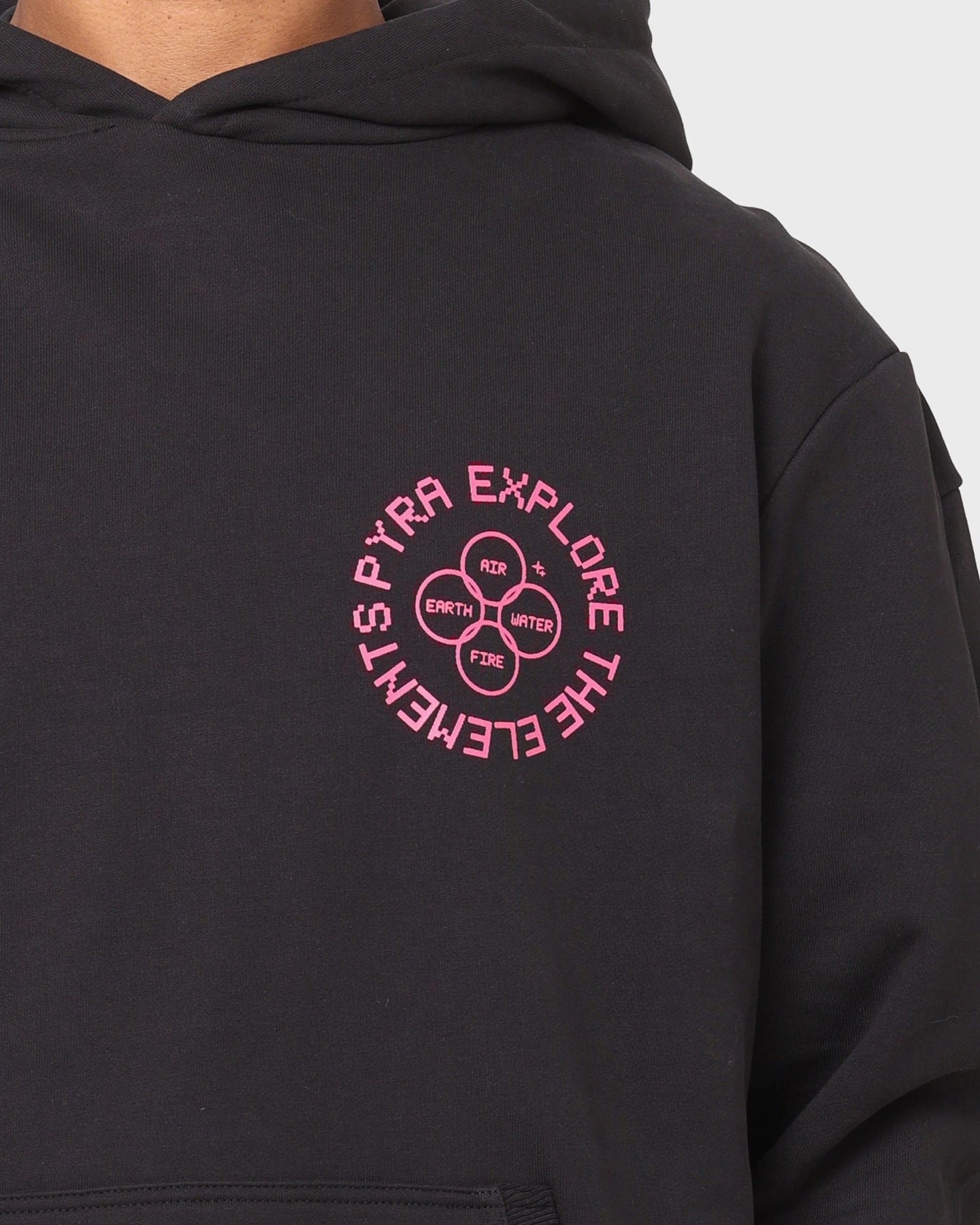 Adventure Ready Standard PYRA 4 Elements Hoodie Black/Multi-Coloured