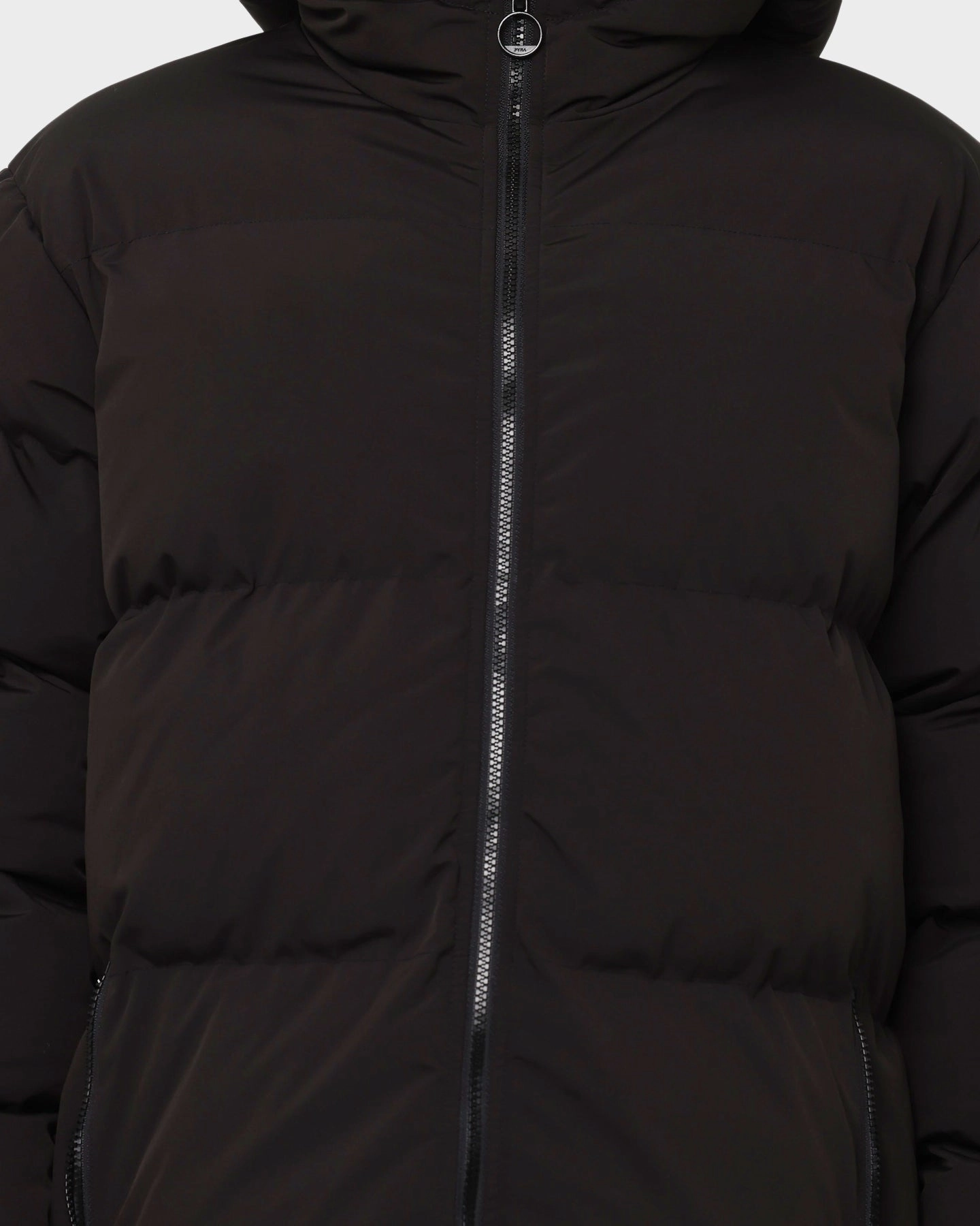 PYRA Alpine Puffa Jacket Black Publish Wind Resistant Design