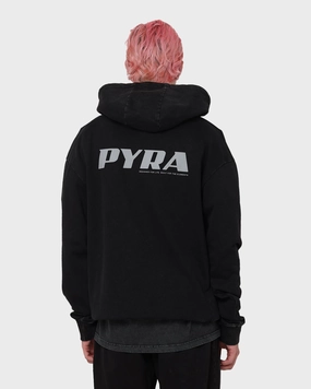 Sporty Design Comfort Fit Silhouette PYRA Elevation Vintage Hoodie Vintage Black