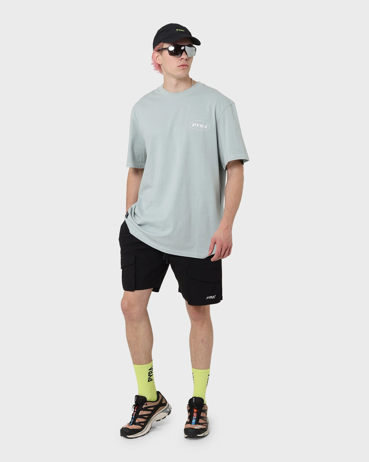 night out outfit Holiday Gift PYRA Flex Cargo Shorts Black