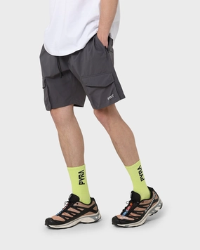semi-formal look PYRA Flex Cargo Shorts Carbon