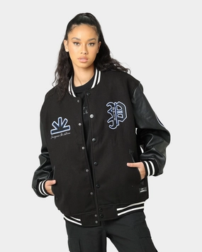 Threat Pyra Imagine Varsity Jacket Black/Blue