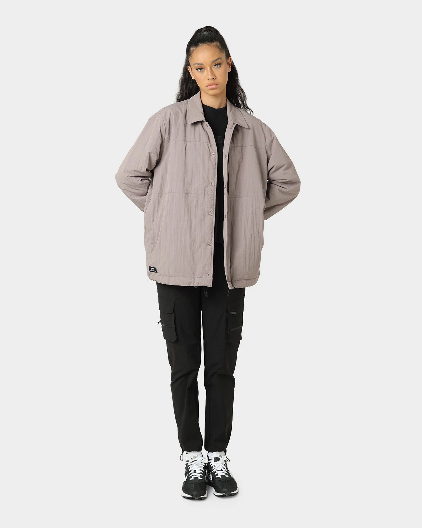 Pyra Ivory Coach Jacket Bronze Paper LayeredComfort
