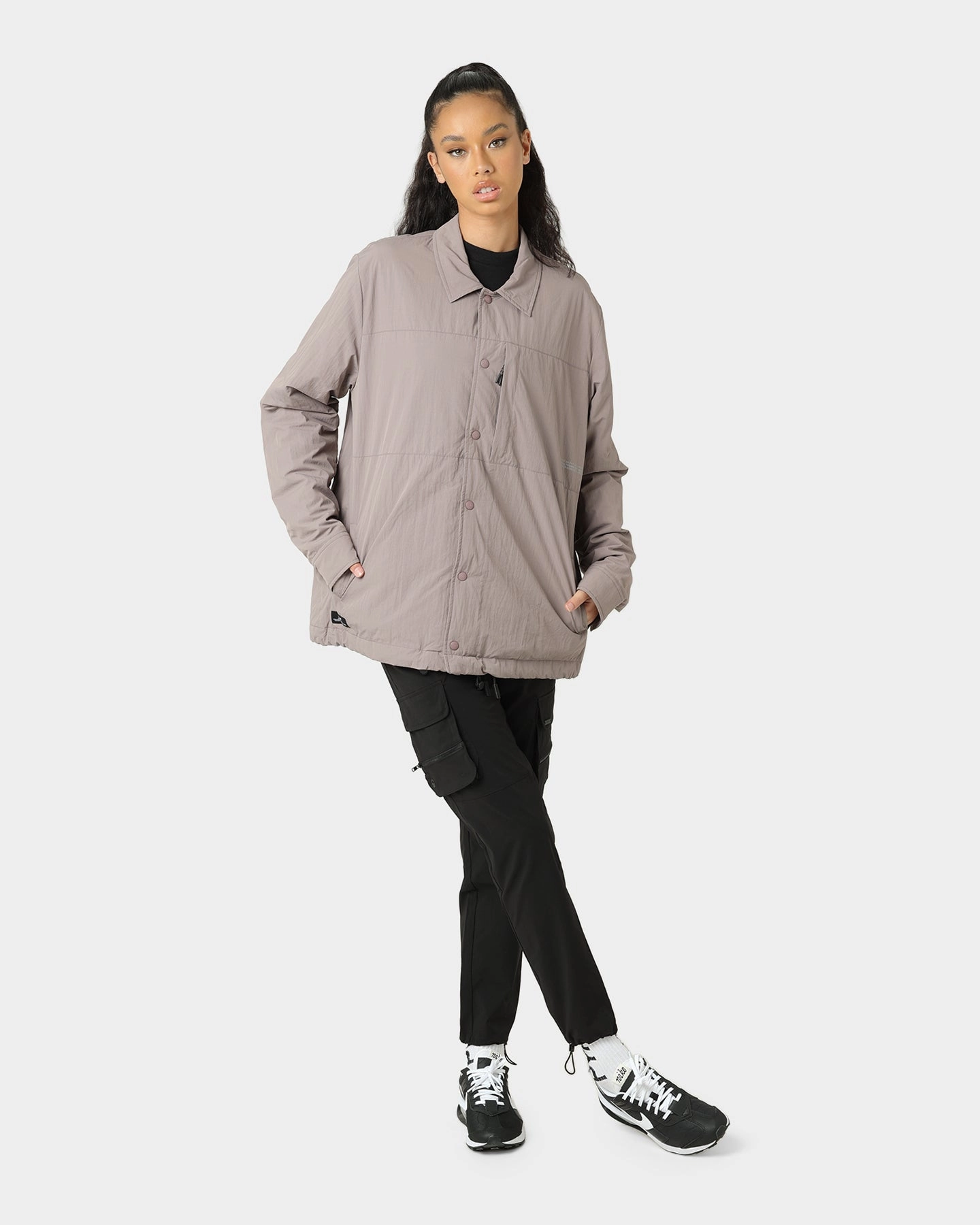 Pyra Ivory Coach Jacket Bronze snowy Formal Style