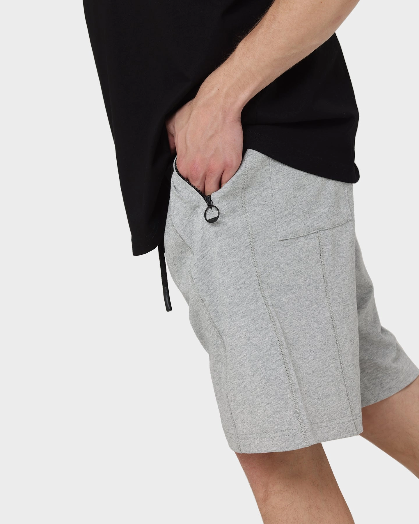 PYRA Minds Jersey Shorts Grey Marle Easy Days