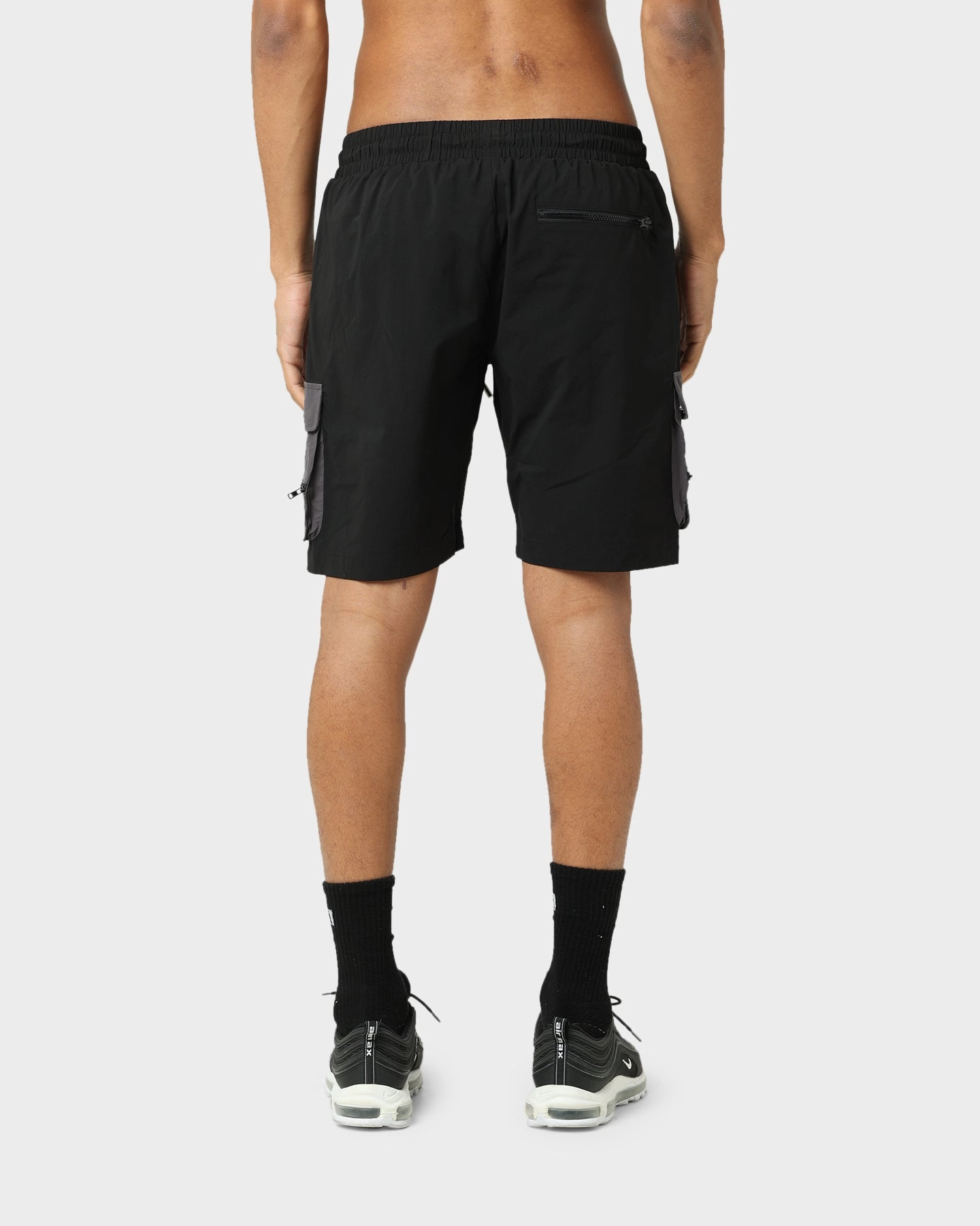 plus-size choice Pyra Nero Cargo Shorts Black