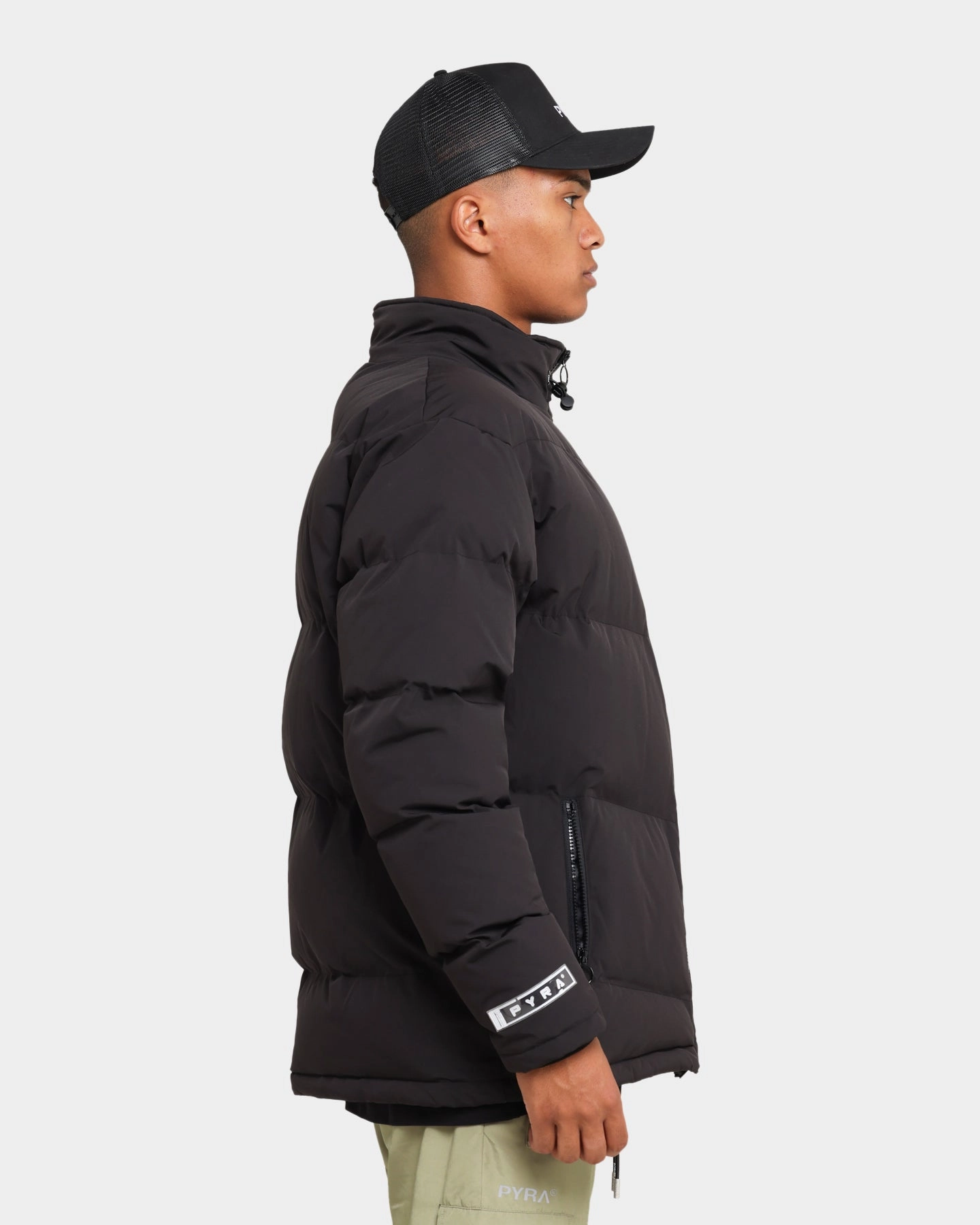 adults' Demonstrate PYRA Padded Puffa Jacket Black