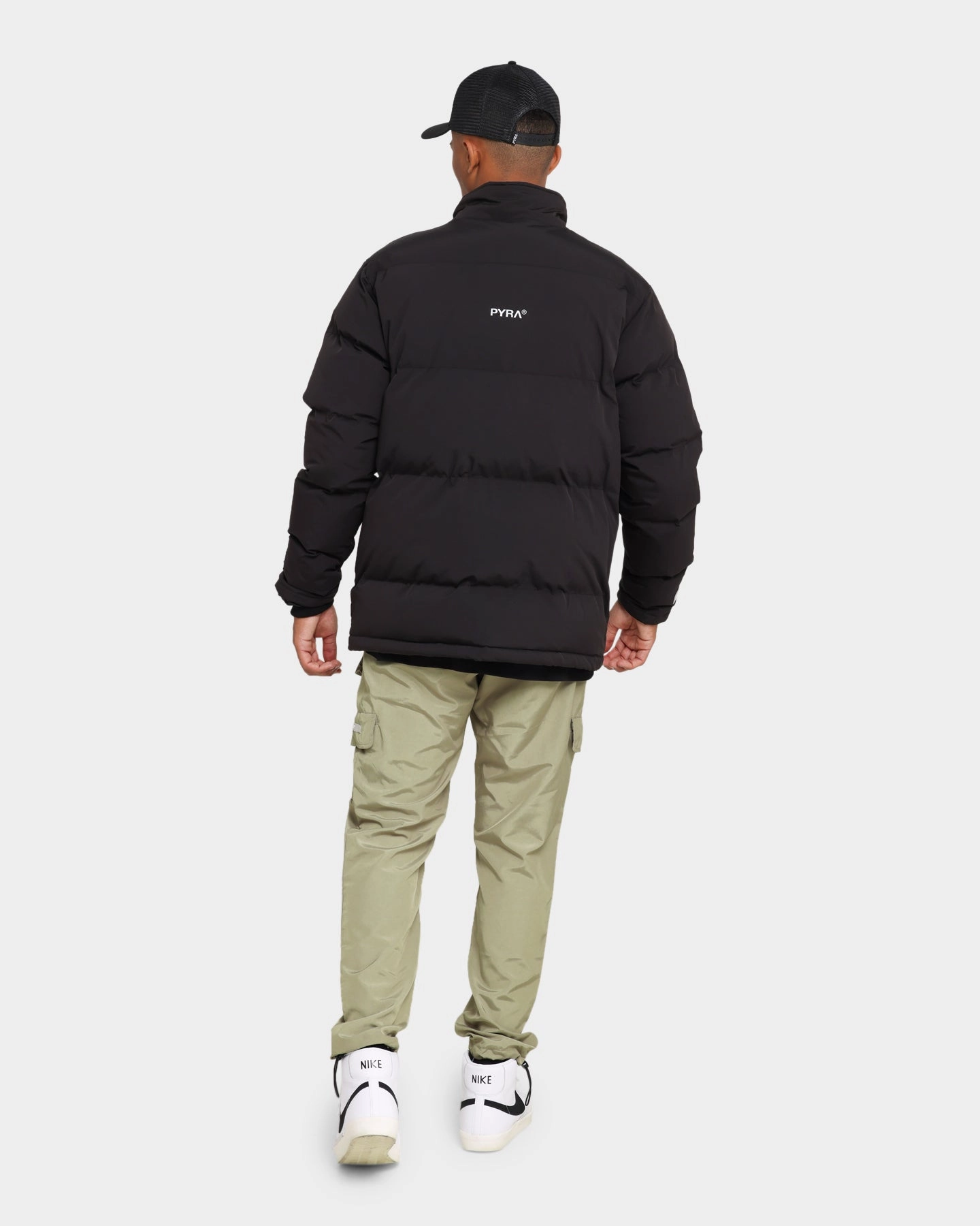 Stylish Insulation Toothbrush PYRA Padded Puffa Jacket Black