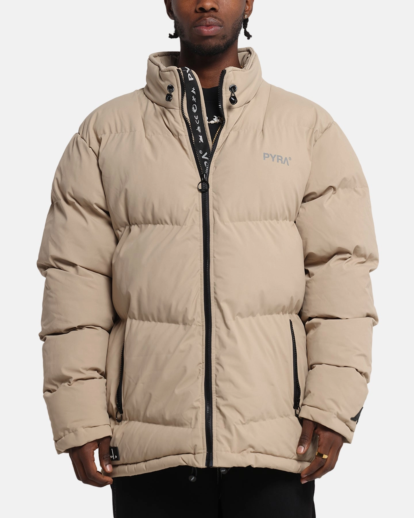 cold - weather essential Pyra Padded Puffa Jacket Natural