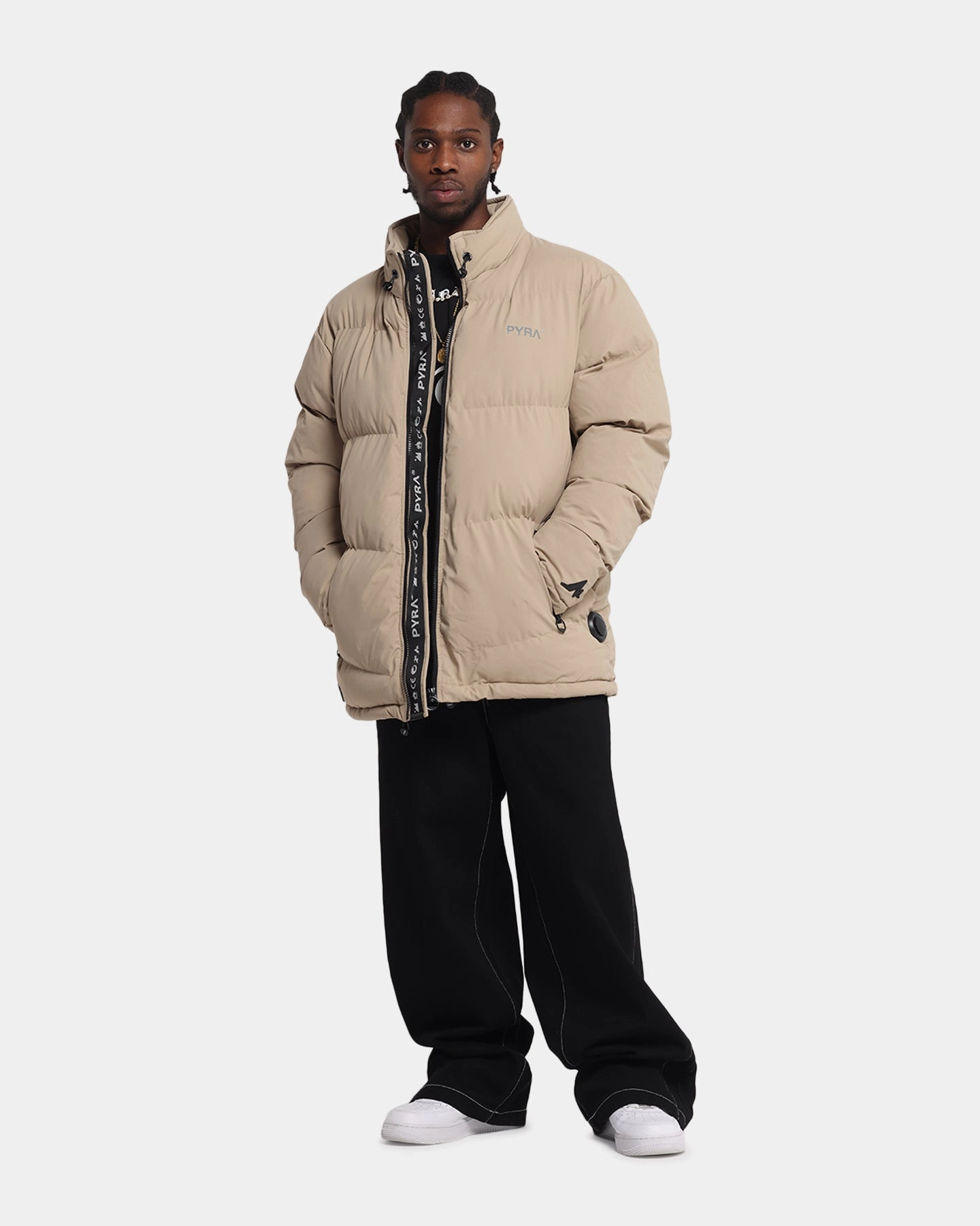 Pyra Padded Puffa Jacket Natural Quick Dry Technology
