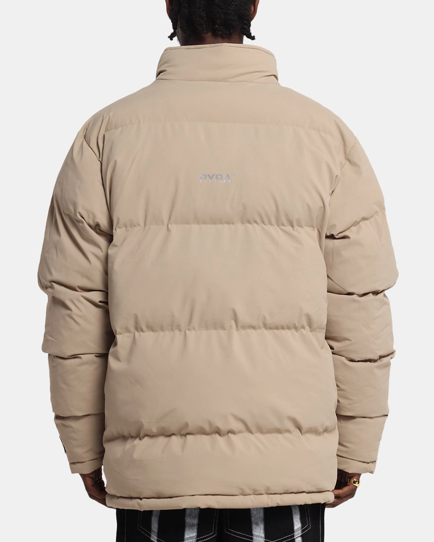 photographers age - appropriate Pyra Padded Puffa Jacket Natural