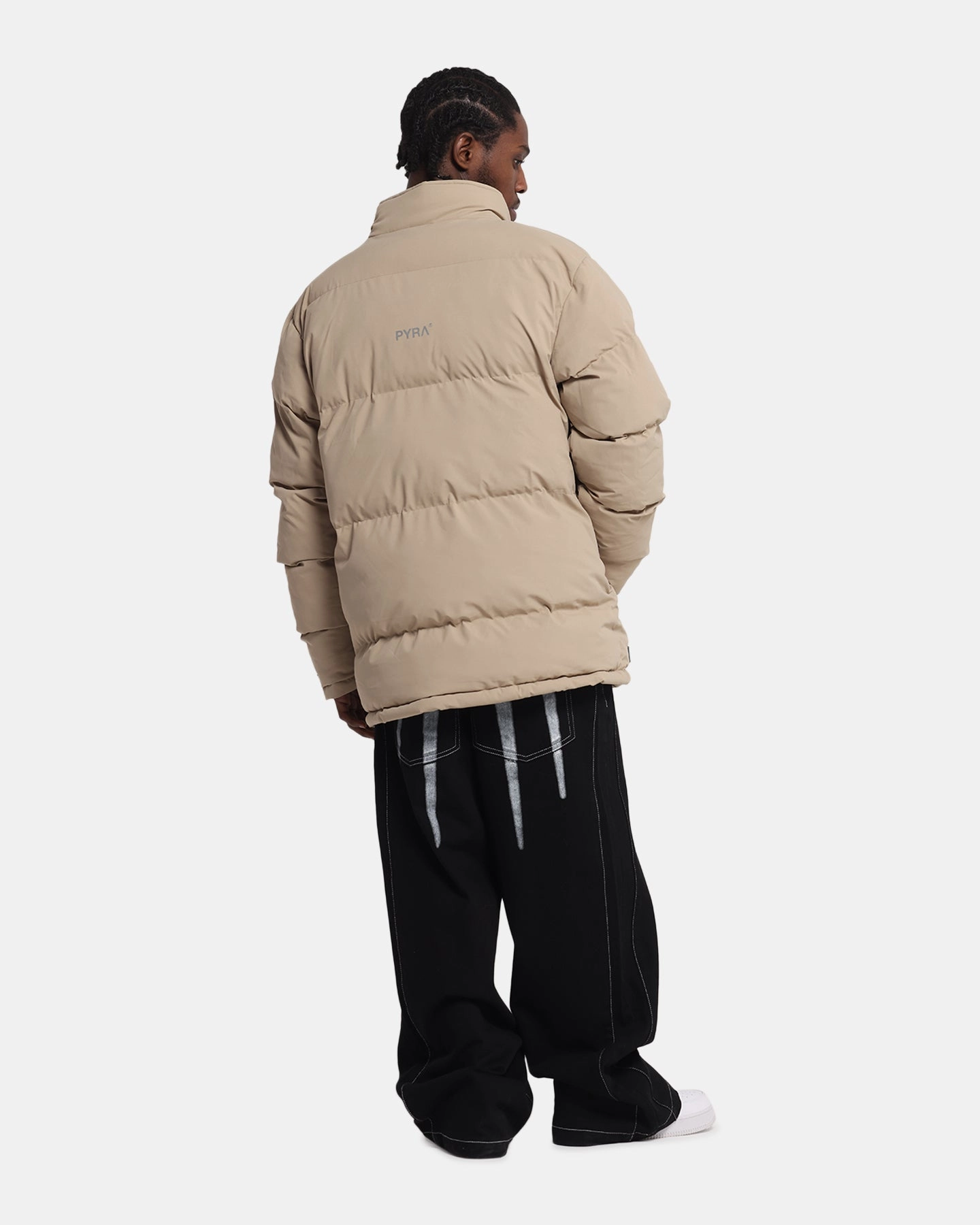 Functional Pyra Padded Puffa Jacket Natural
