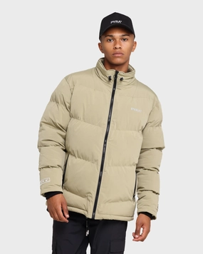 PYRA Padded Puffa Jacket Olive Rugged Comfort