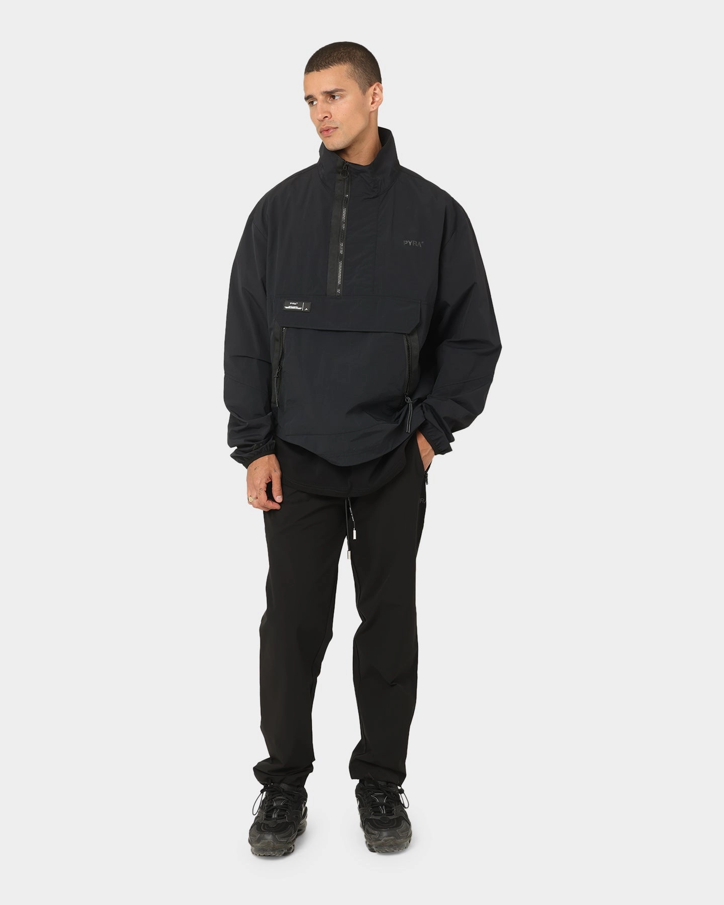 PYRA Pitch Jacket Black Street Vibe All Season Fit