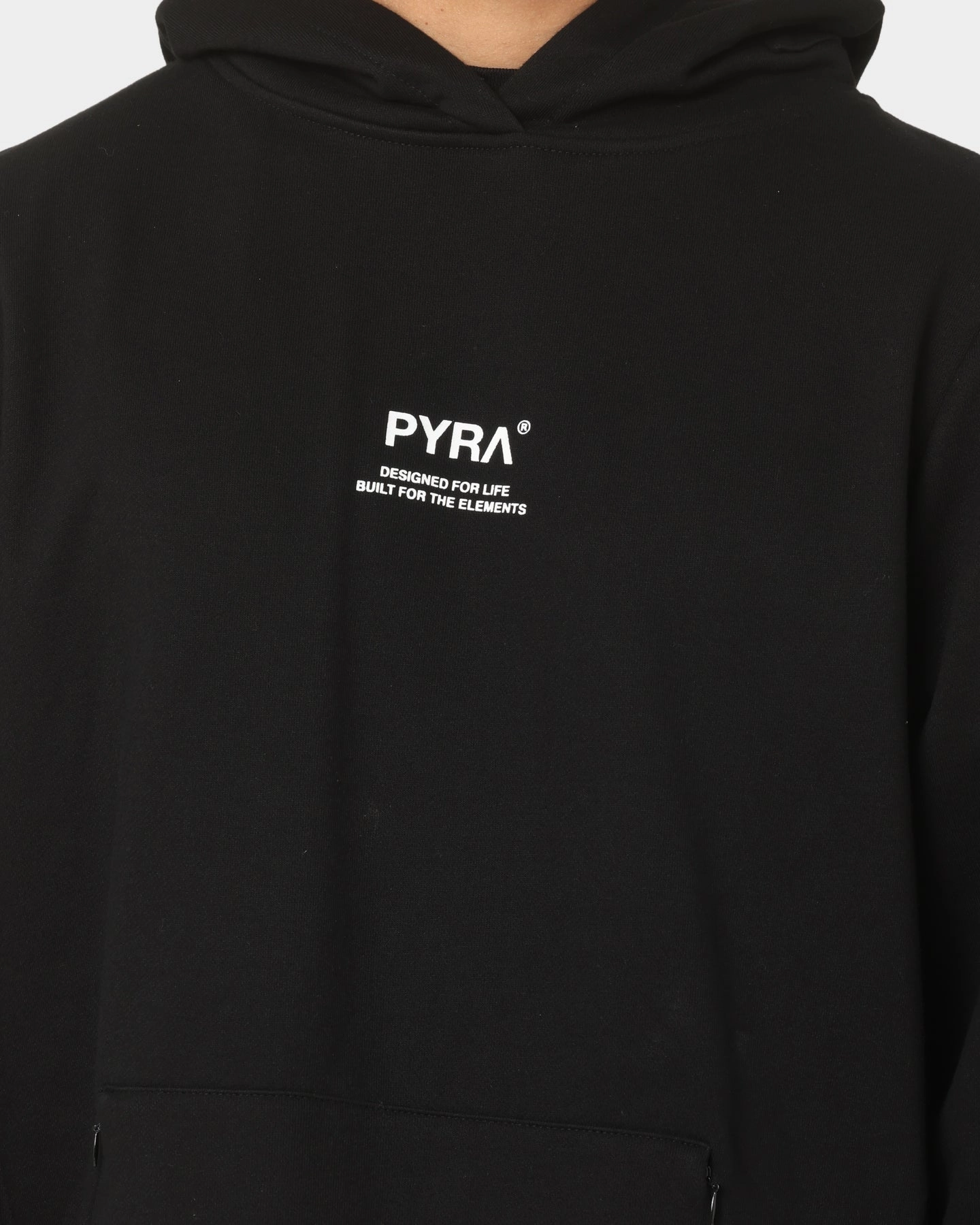 PYRA Repetition Hoodie Black Mask