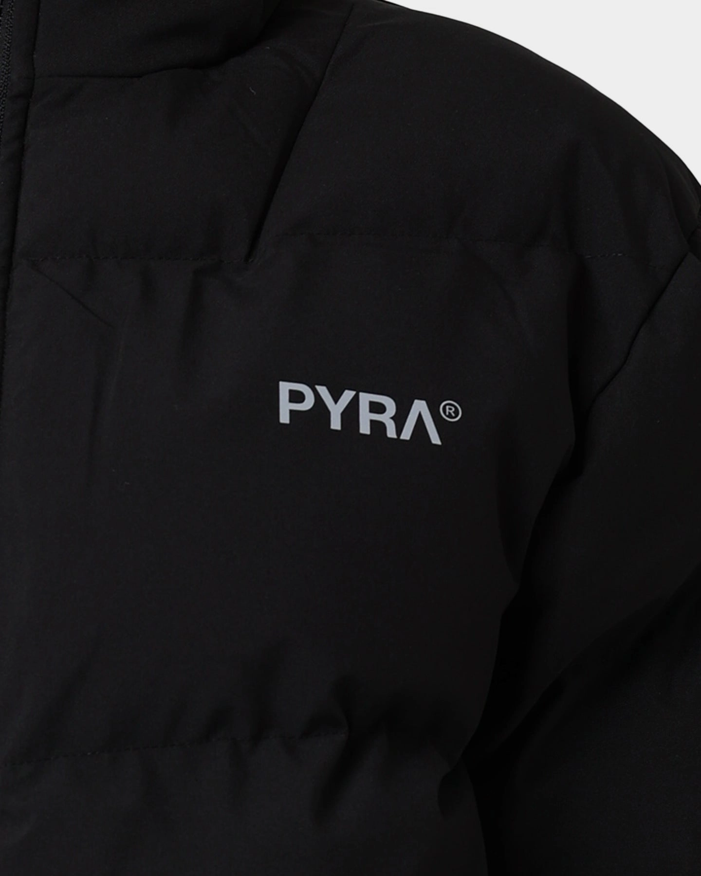 BondedFabric Statement PYRA Sherpa Puffa Jacket Black/White