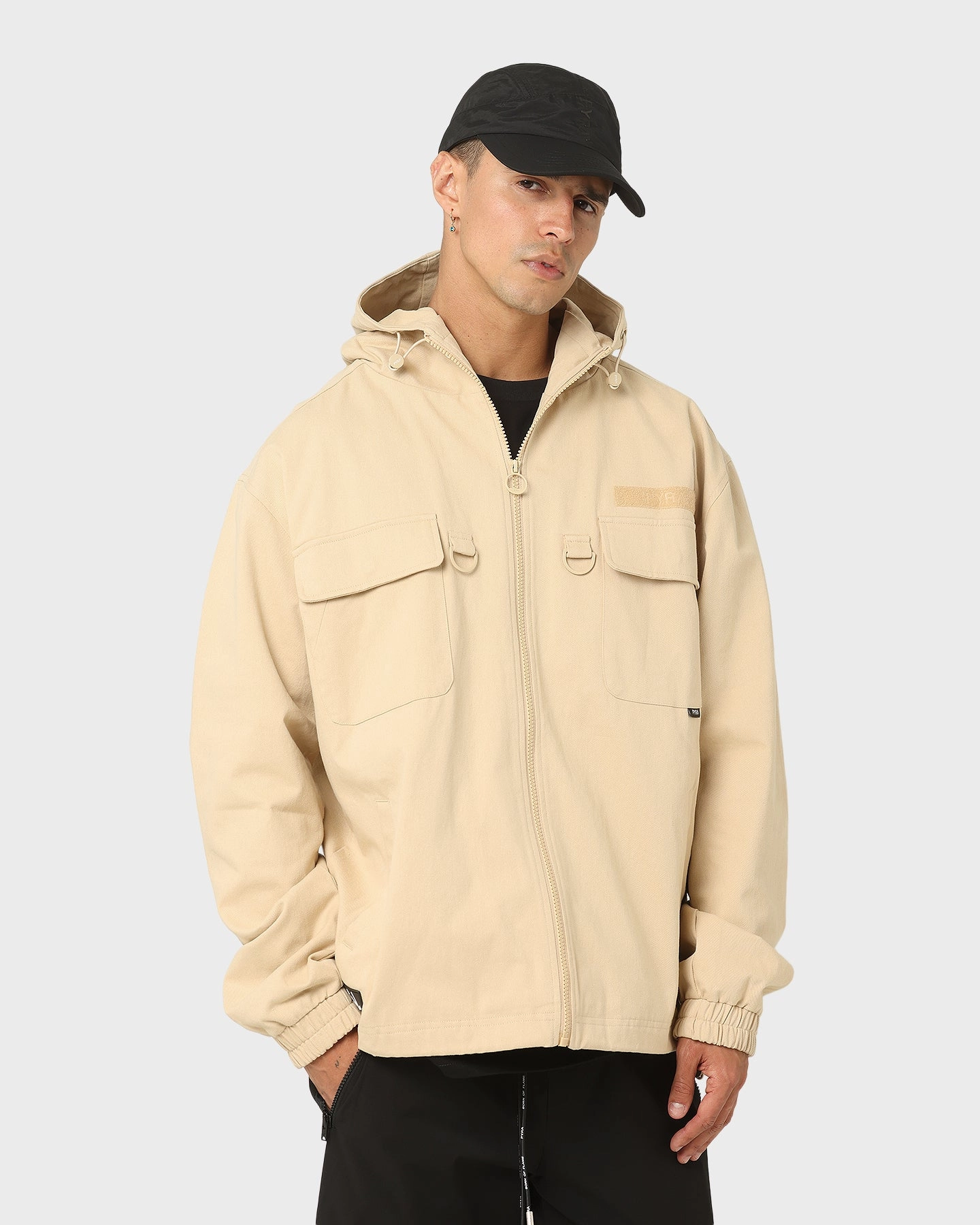 PYRA Soho Cargo Jacket Natural clean design NonRestrictive Armholes