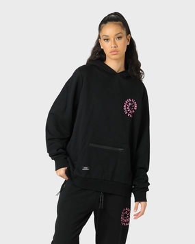Pyra Spin Out Hoodie Black/Purple models suitable for indoor activities