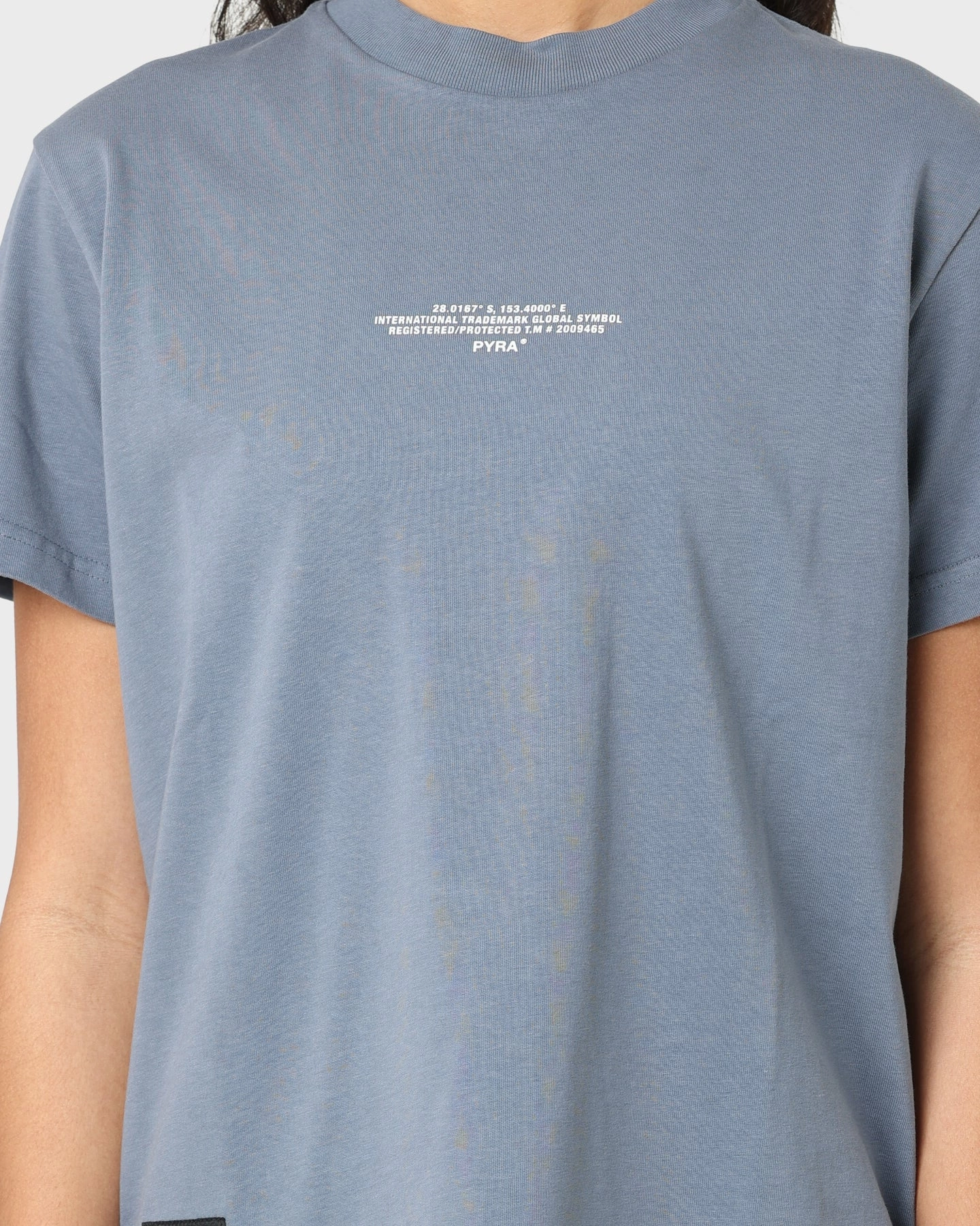 PYRA Women's Destination T-Shirt Vintage Indigo Layered Look Wear