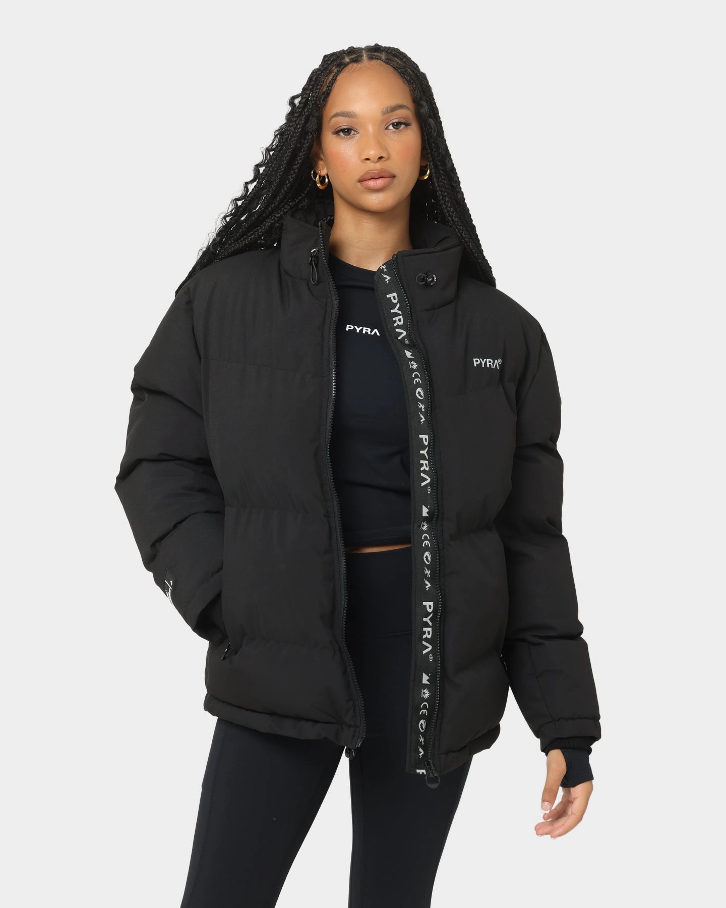 campfire Desire PYRA Women's Elements Puffa Jacket Black