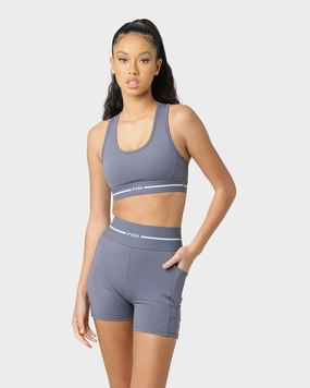 PYRA Women's Summit Sports Bra Vintage Indigo Relaxed fit wear Outdoor Outfit Style